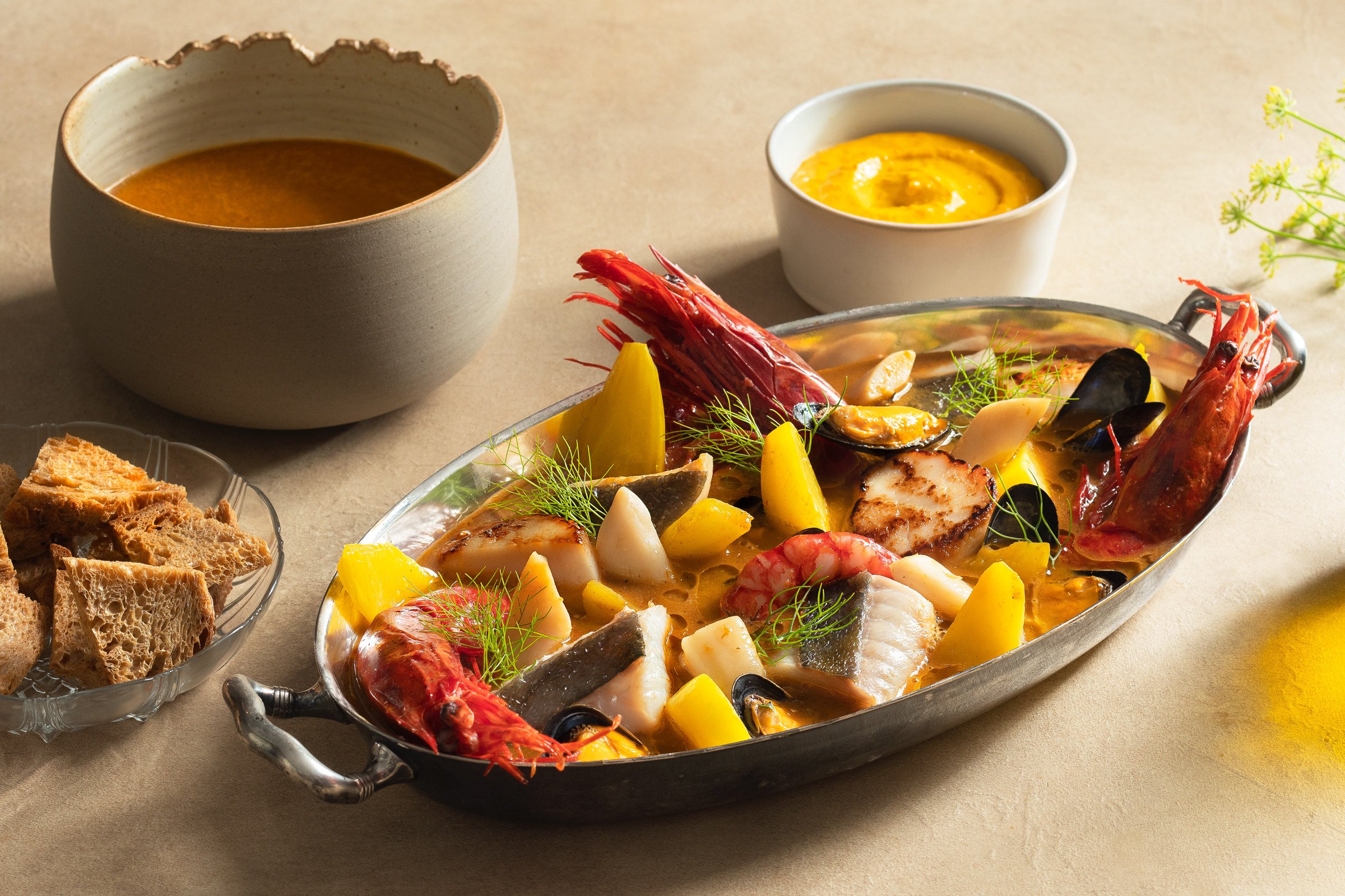 Bouillabaisse at Claudine in Singapore. The Lion City has many new food and drink openings, from French home cooking to Japanese fine dining. Photo: Claudine