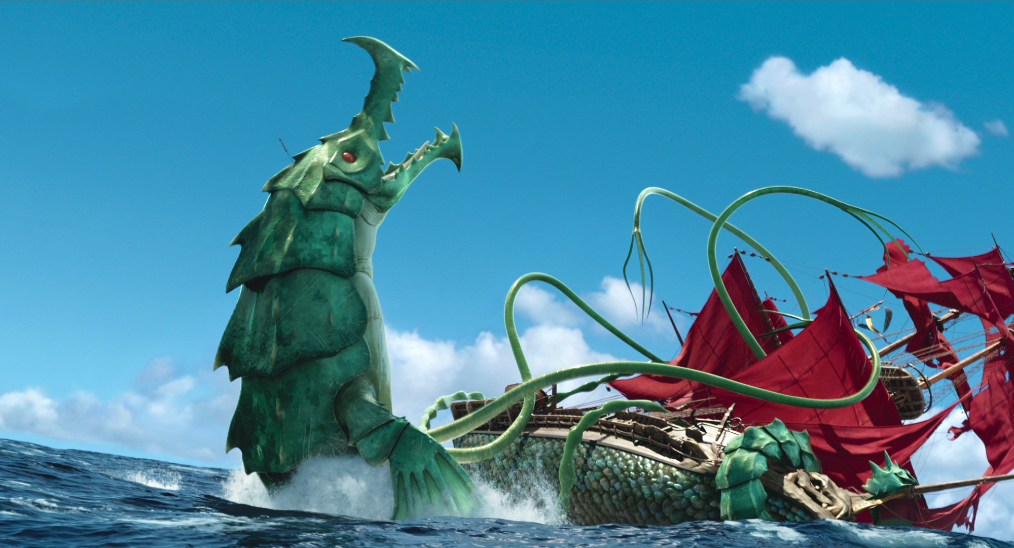 A still from The Sea Beast. Photo: Netflix