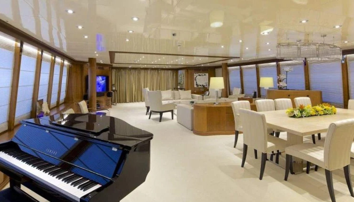 The Davina superyacht is said to host up to 12 overnight guests at a time. Photo: Luxurylaunches