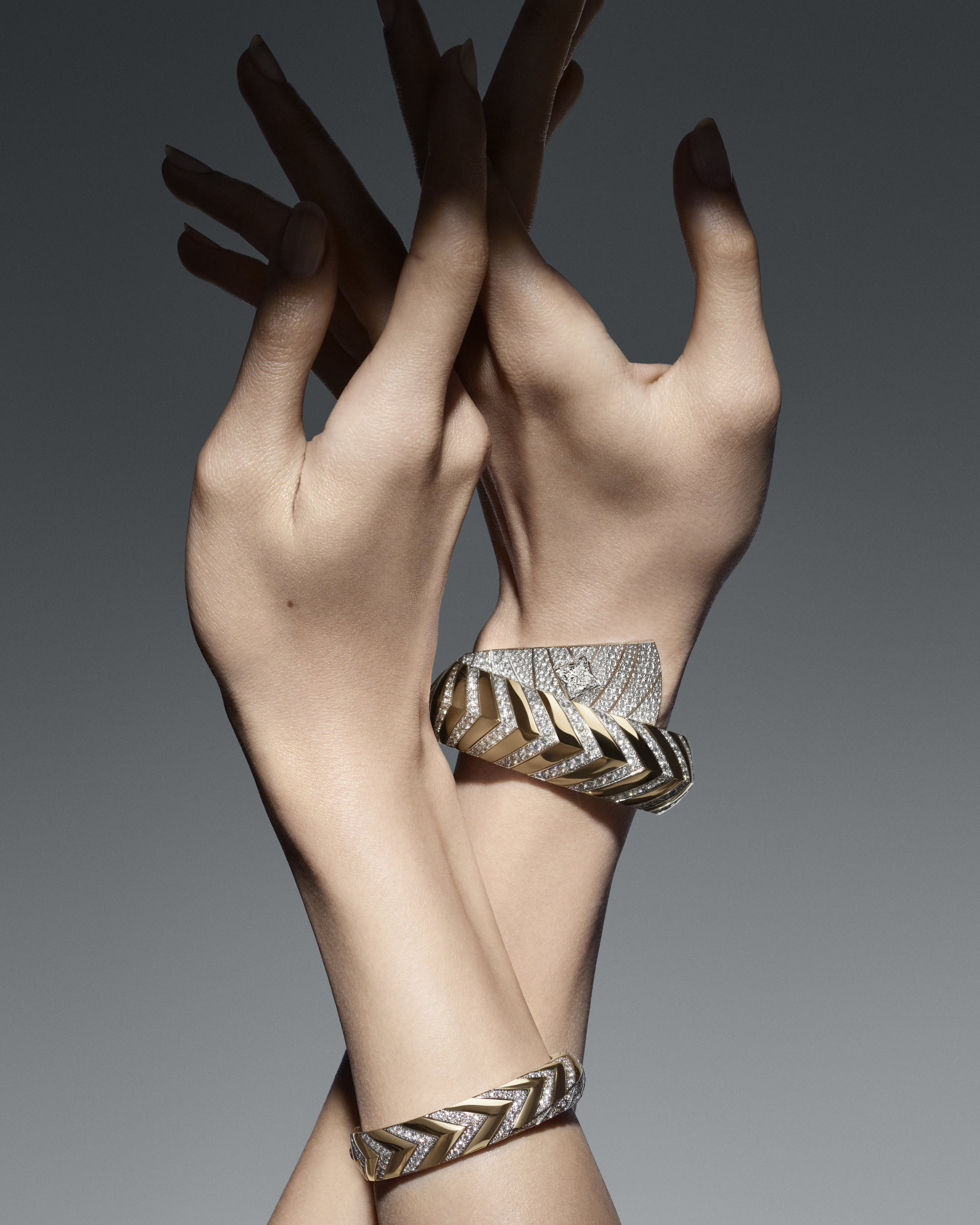 Bracelets from Louis Vuitton’s Spirit collection.