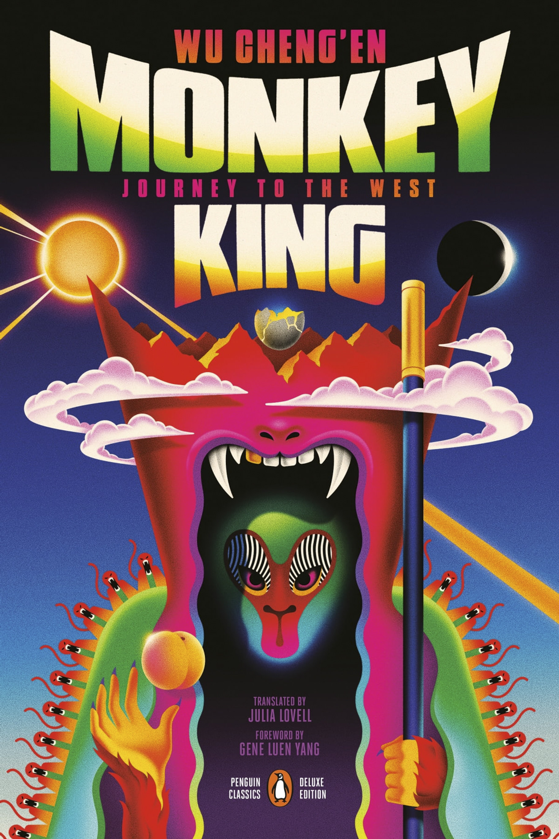 Book cover Monkey King by Wu Cheng’en (Translated by Julia Lovell. Penguin Classic, 2021)..jpeg