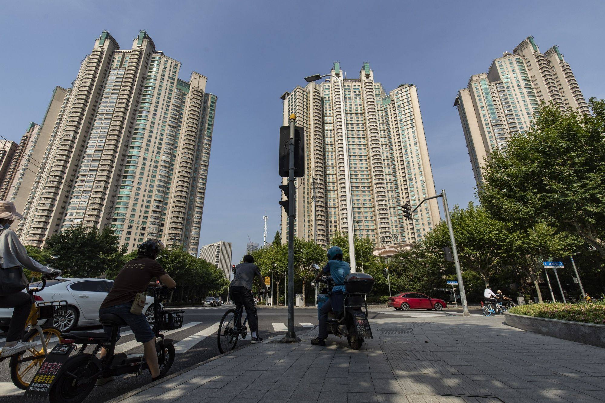 The Riviera Garden residential property developed by Shimao Group Holdings in Shanghai, pictured on July 14, 2022. Photo: Bloomberg