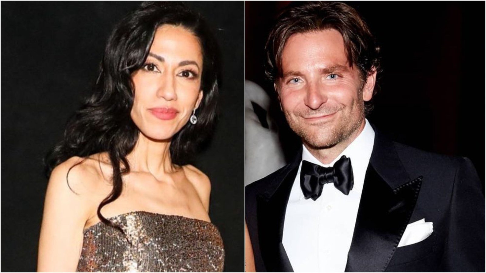 Huma Abedin is a long-time aide to Hillary Clinton, while Bradley Cooper is a household name thanks to his Hollywood films. Photos: @marieclairerussia; @humaabedin/Instagram