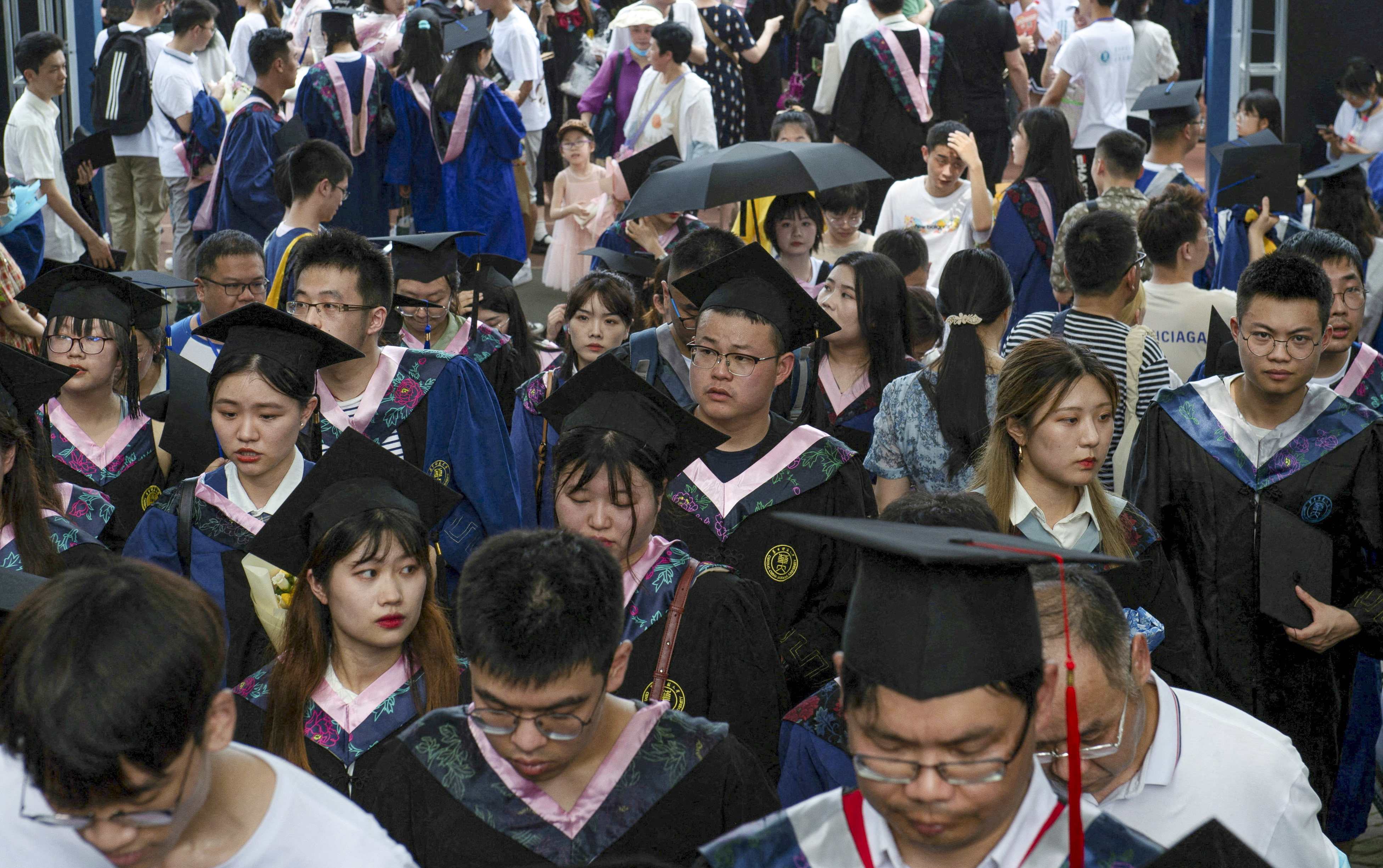 China’s youth unemployment has been rising steadily since October and breaking records every month since April as new college graduates enter the crowded labour pool. Photo: Reuters
