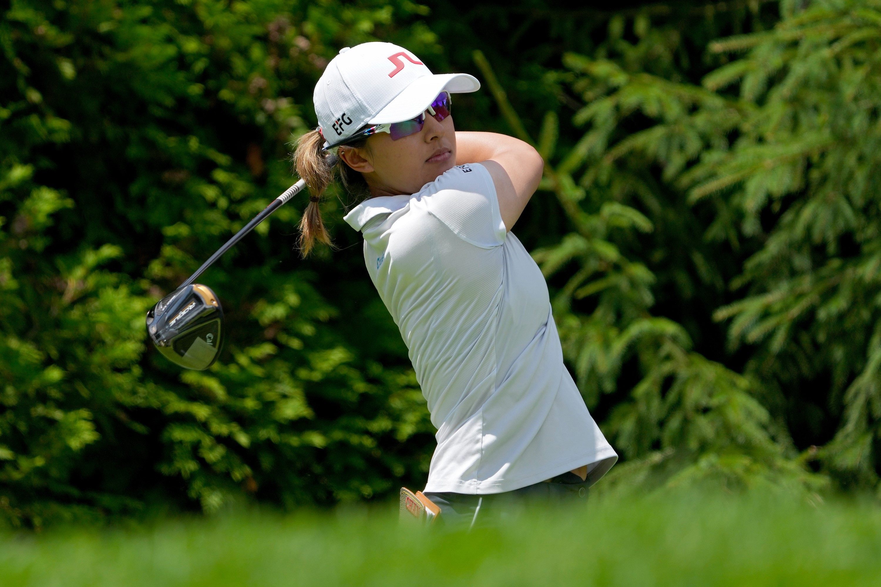 Tiffany Chan finished tied for fourth at the Dow Great Lakes Bay Invitational. Photo: AFP