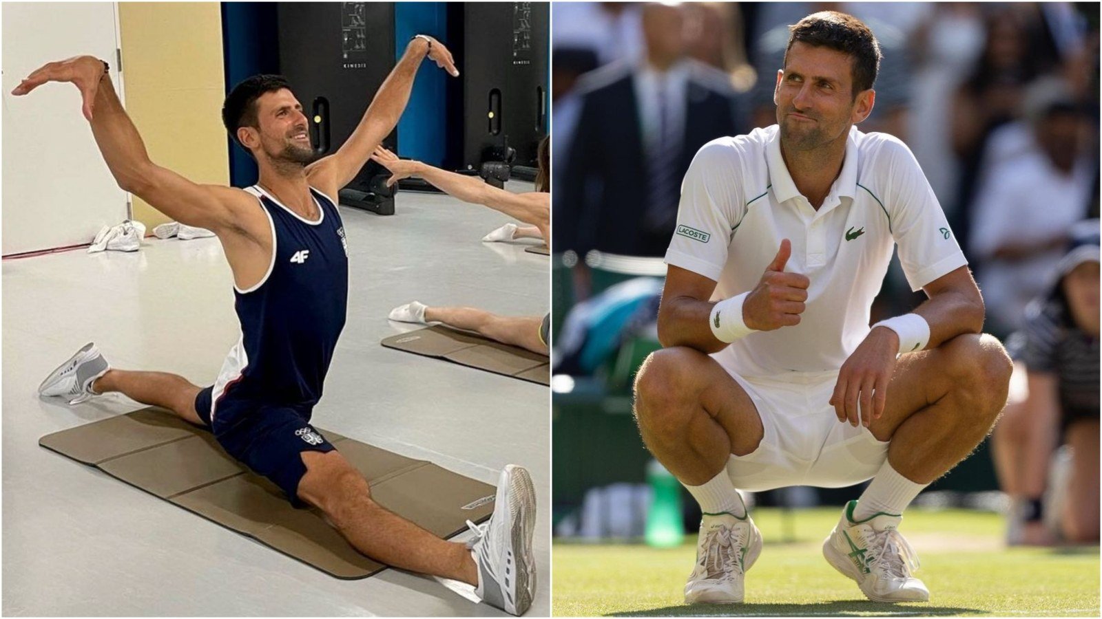 Novak Djokovic is nothing if not quirky – but does it also explain his excellence?  Photo: @djokernole/Instagram
