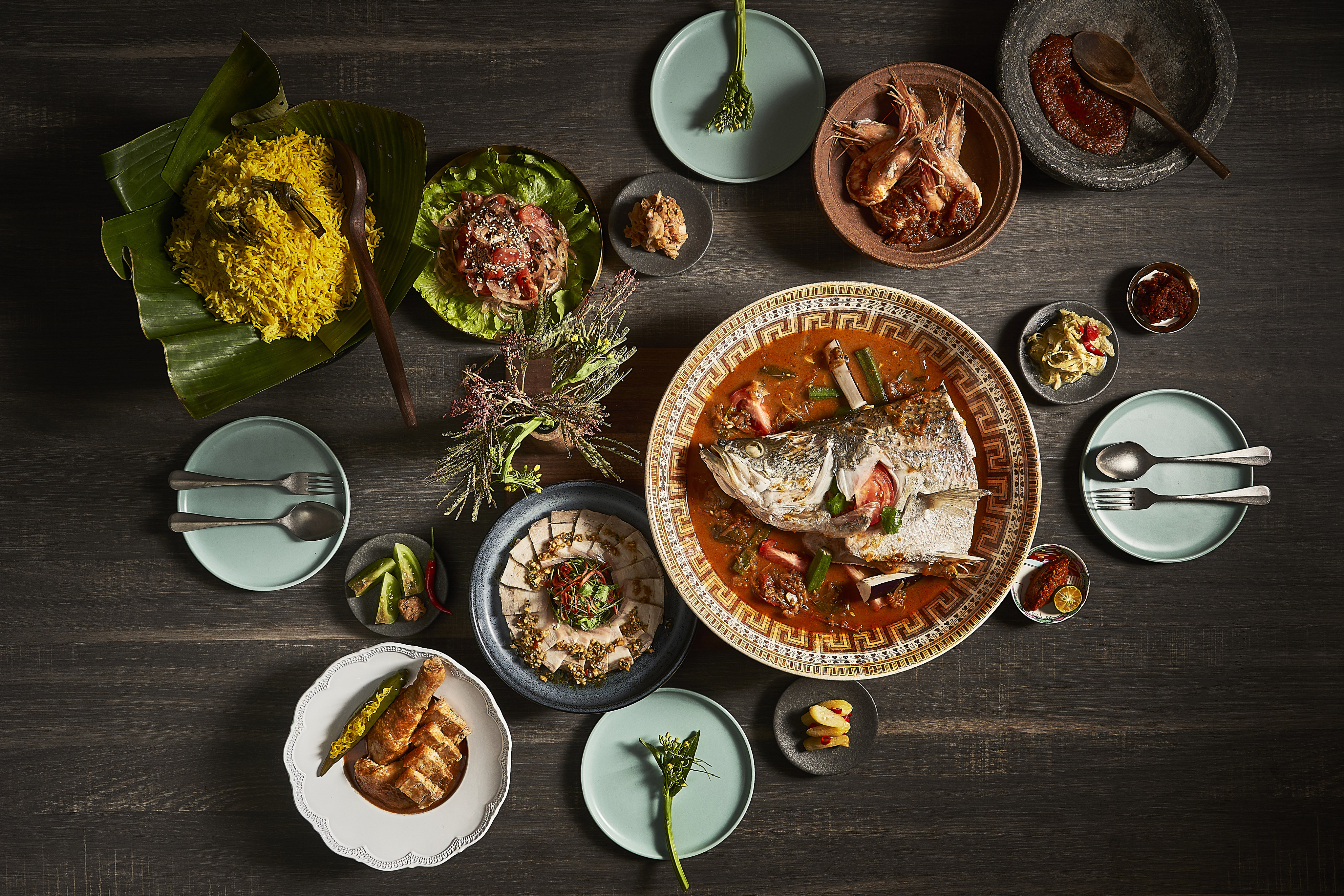 Dinner at Rempapa, a Singaporean restaurant. Chefs in the city state are rediscovering lesser known heritage dishes and showcasing them to a new generation of restaurant goers. Photo: Rempapa
