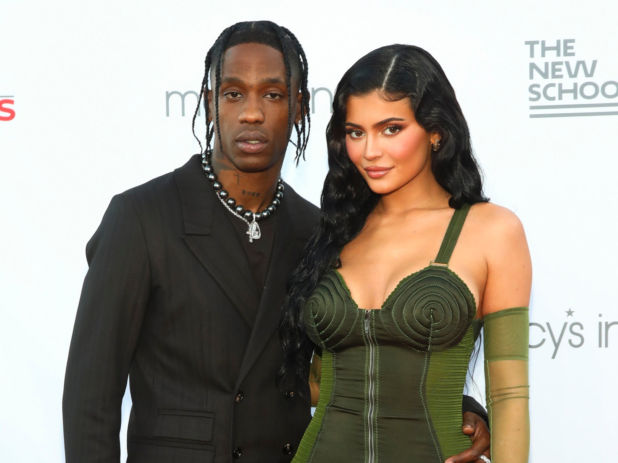 Travis Scott (left) and Kylie Jenner have two kids together. Photo: Invision/AP