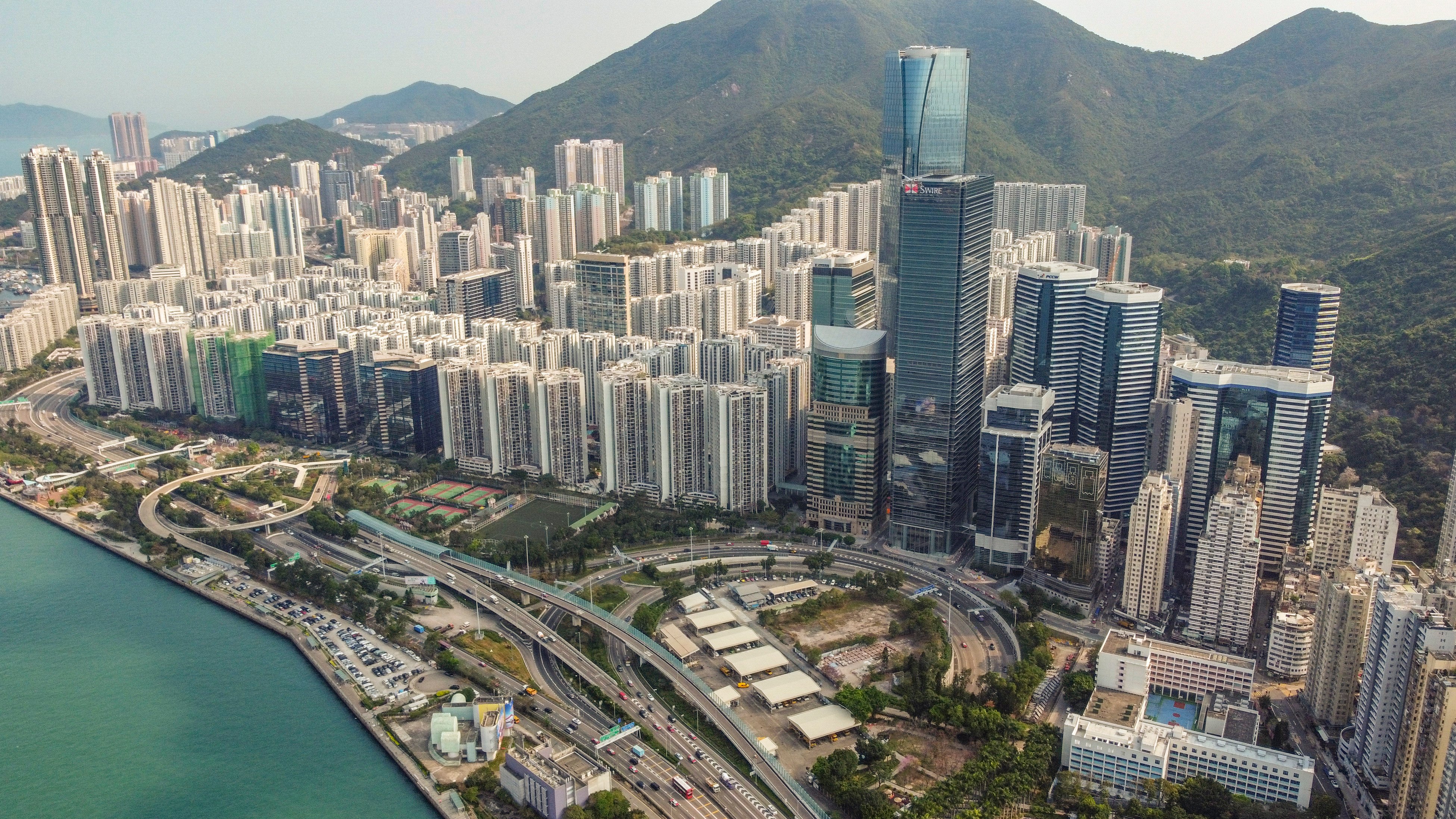 A view of Quarry Bay and Taikoo Shing on Hong Kong Island, pictured on March 16, 2021. The area has seen the largest rent declines in the city since the pandemic began. Photo: SCMP/Martin Chan