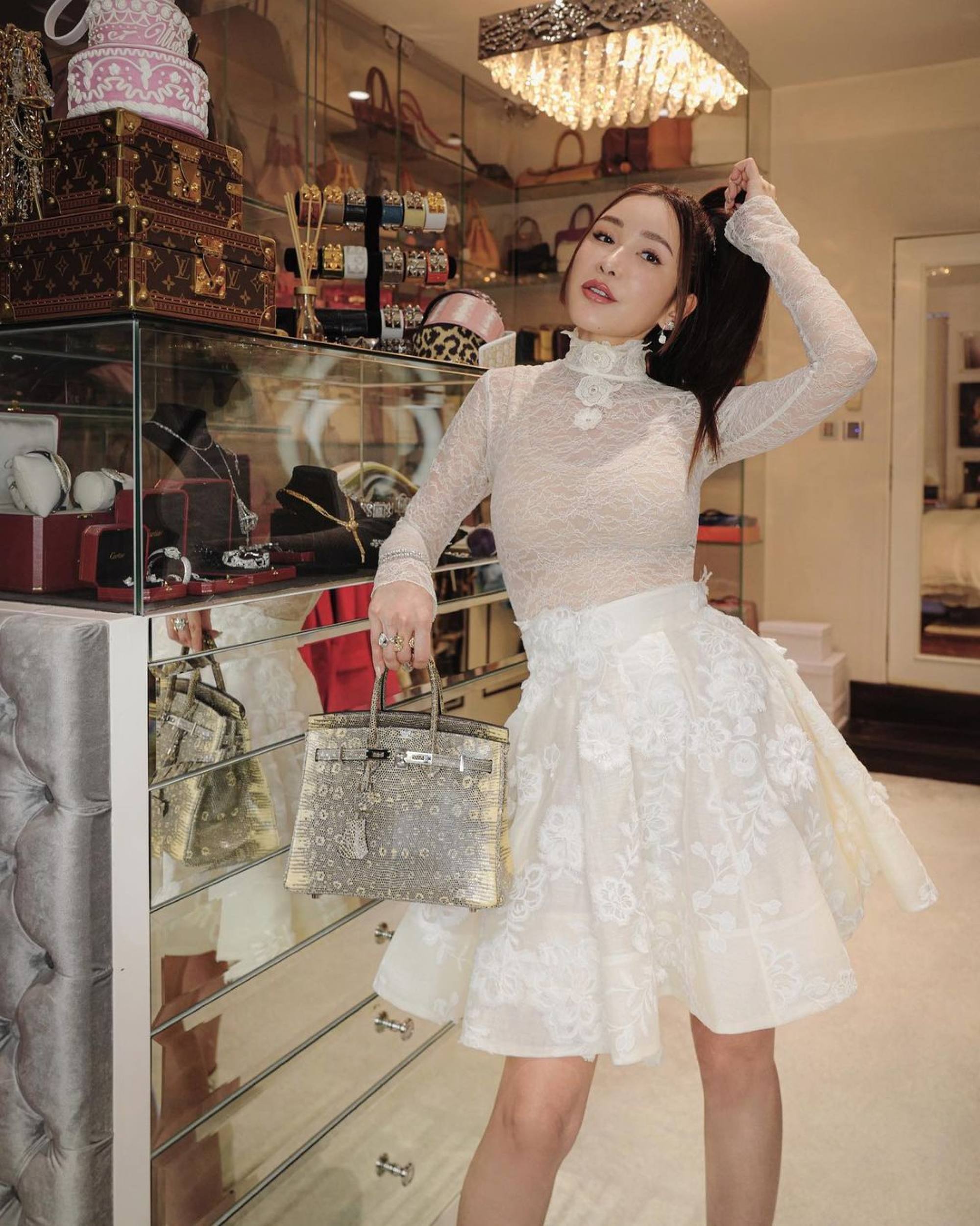 Hermès Birkin and Hermès Kelly bag collector Jamie Chua, Singapore-based  influencer and real-life Crazy Rich Asian, opens up her closet