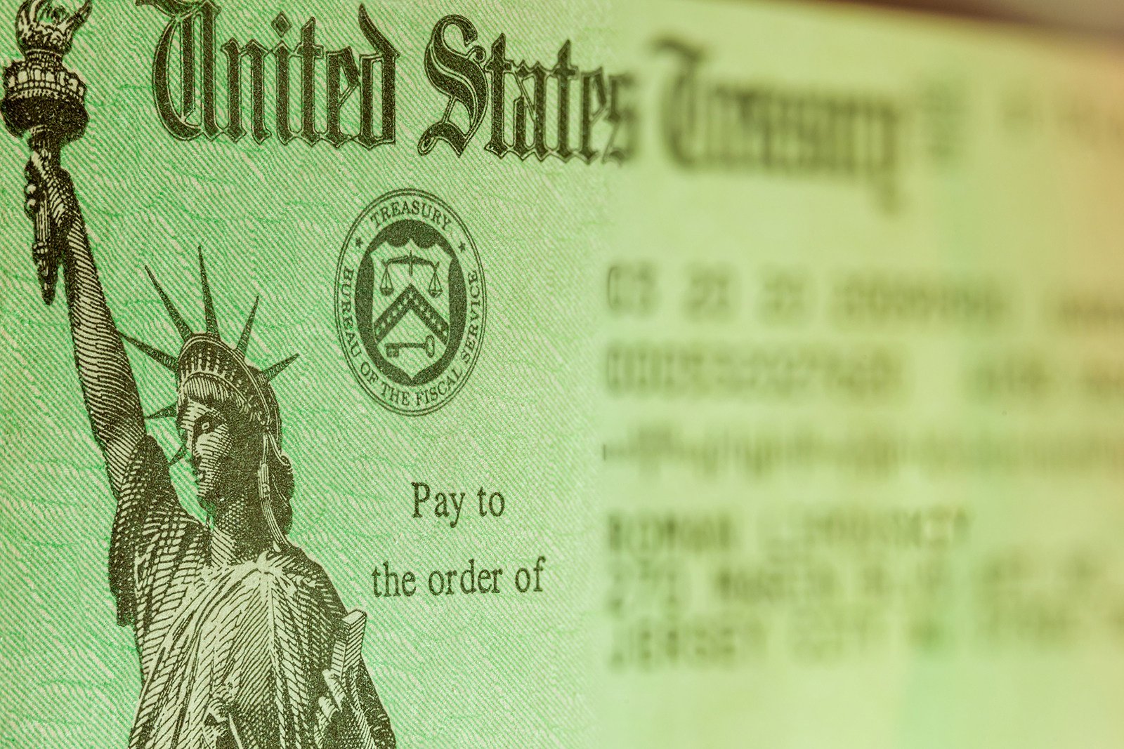 The stimulus payments issued by US President Joe Biden in 2021. Photo: TNS