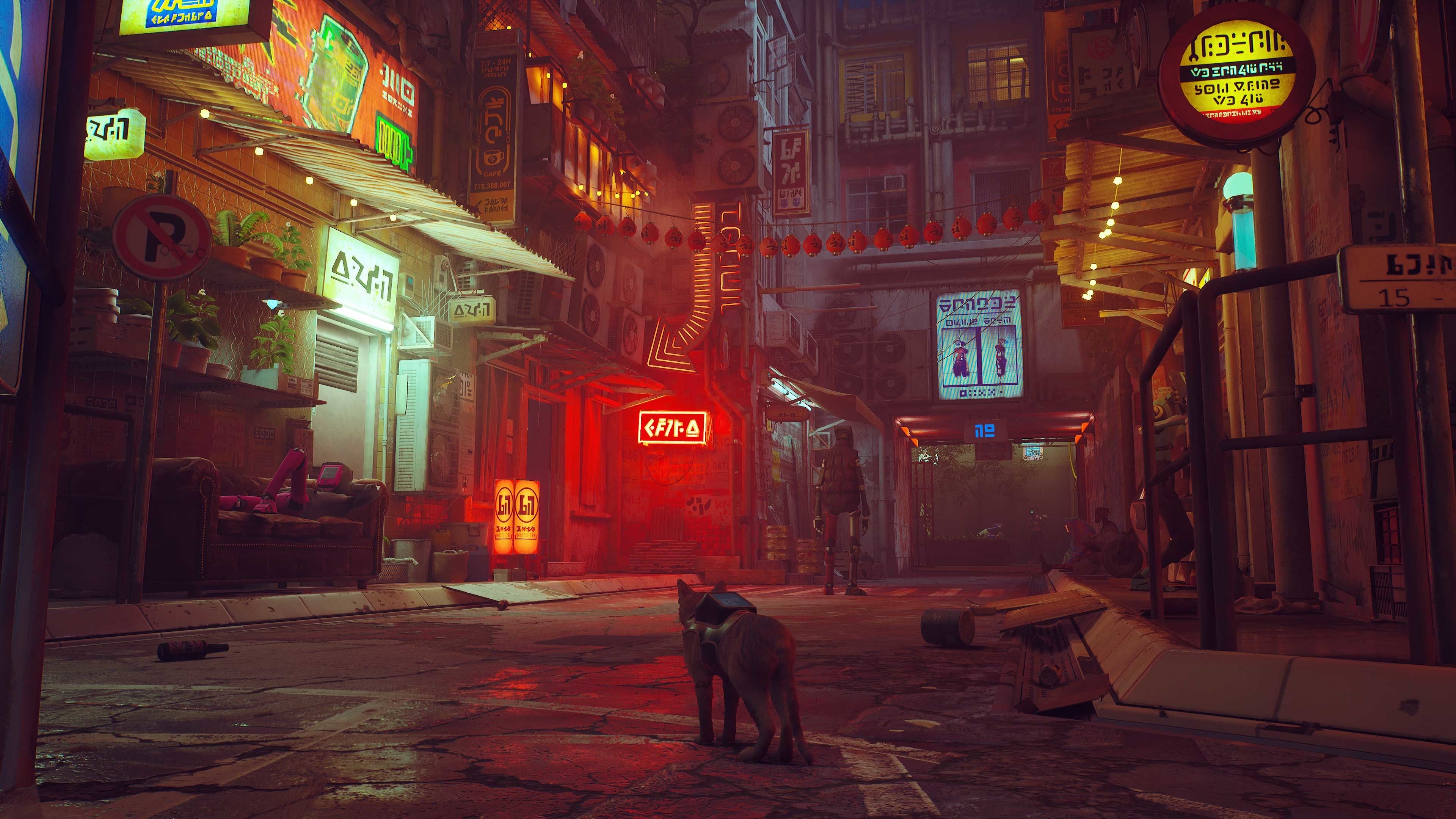 A scene from the video game Stray, in which you play a ginger cat exploring Hong Kong’s former Kowloon Walled City. Seven years in the making, the game is highly engaging. Photo: Annapurna Interactive