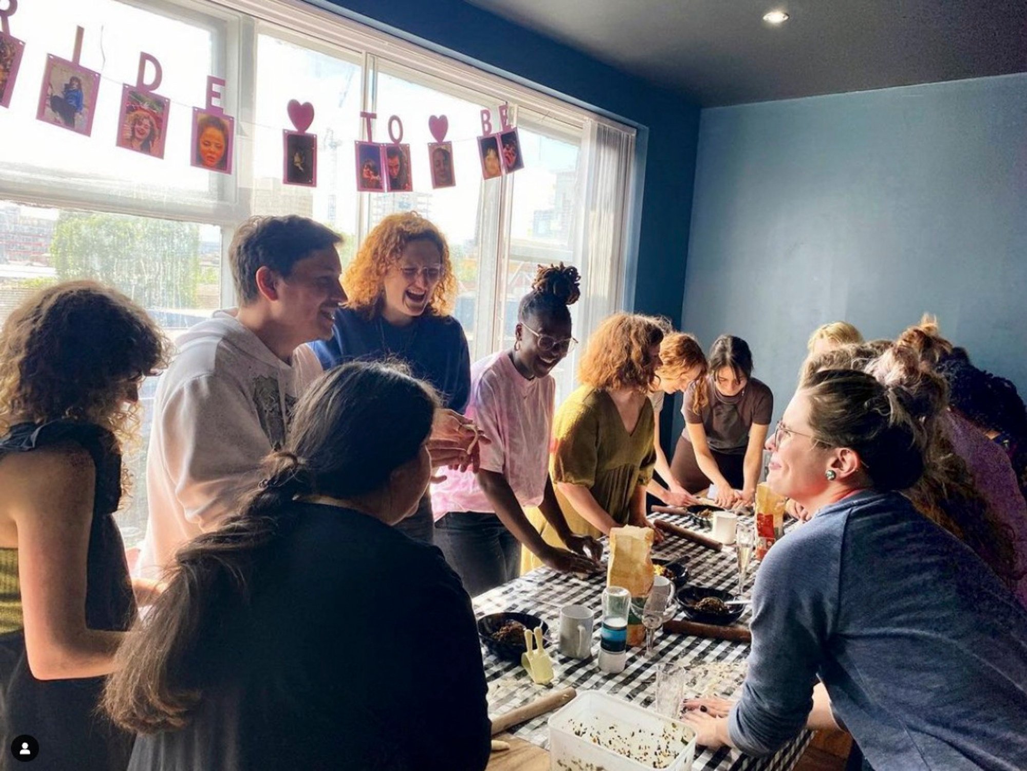 A dumpling making class hosted by Fung. Photo: courtesy of Sabrina Fung