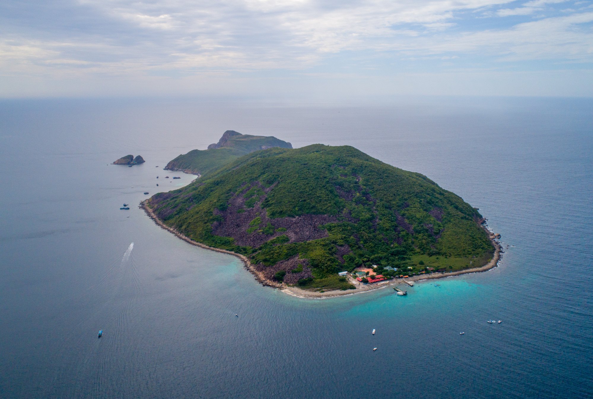 Aerial view of Hon Mun Island or Coral Bay, at Nha Trang Bay. File photo: Shutterstock