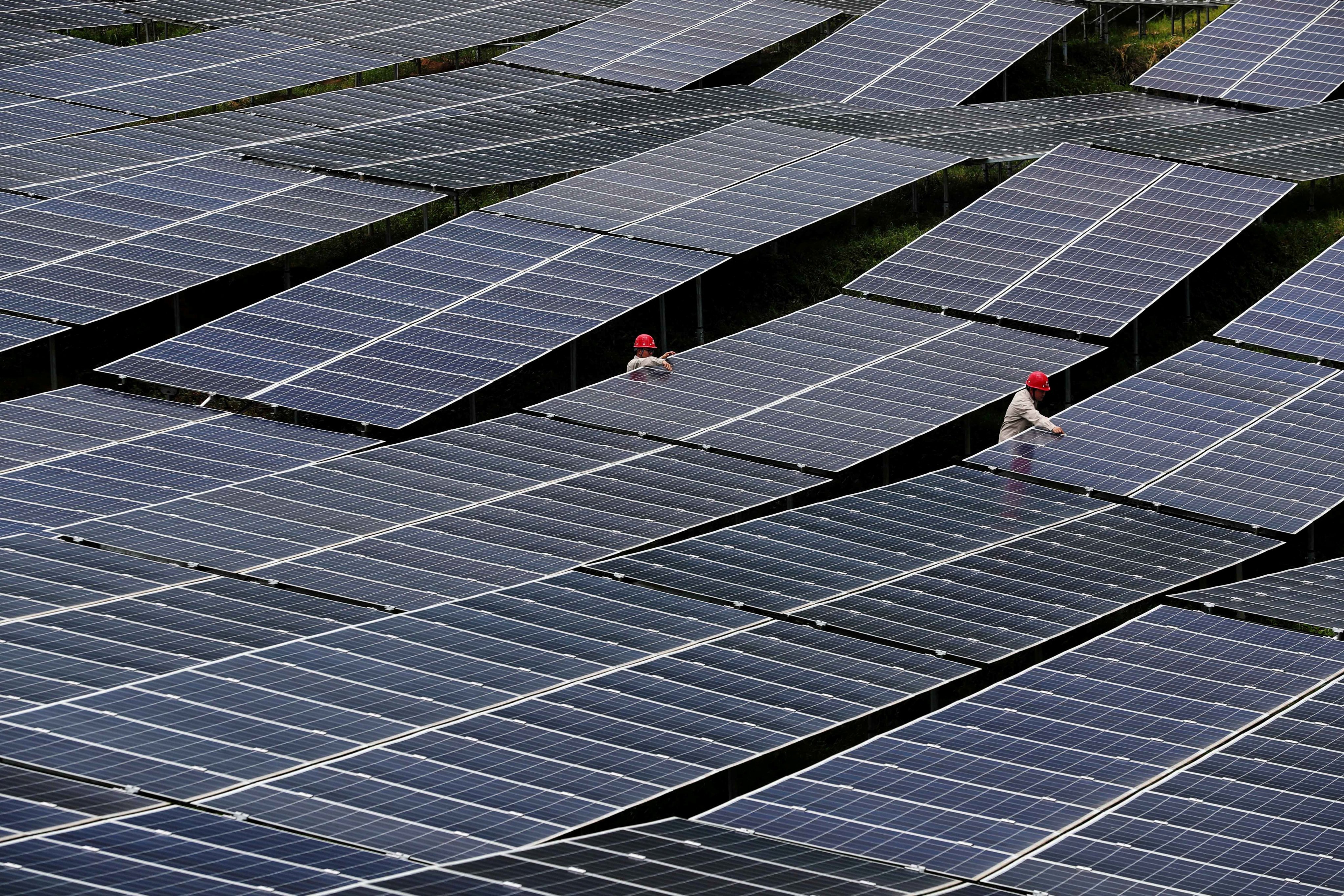 The country will need to raise about 140 trillion yuan from green bonds and other environmentally friendly funding tools to become carbon neutral by 2060. Photo: Reuters