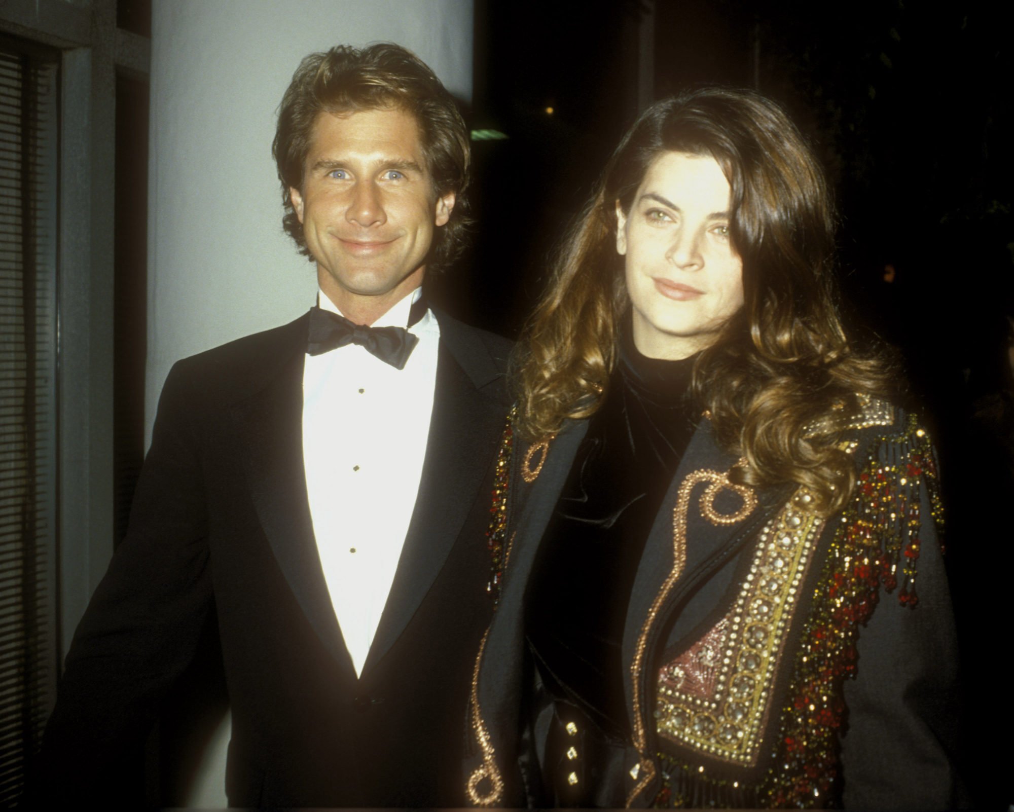 Parker Stevenson and Kirstie Alley at The 47th Annual Golden Globe Awards – the couple were married for seven years. Photo: WireImage