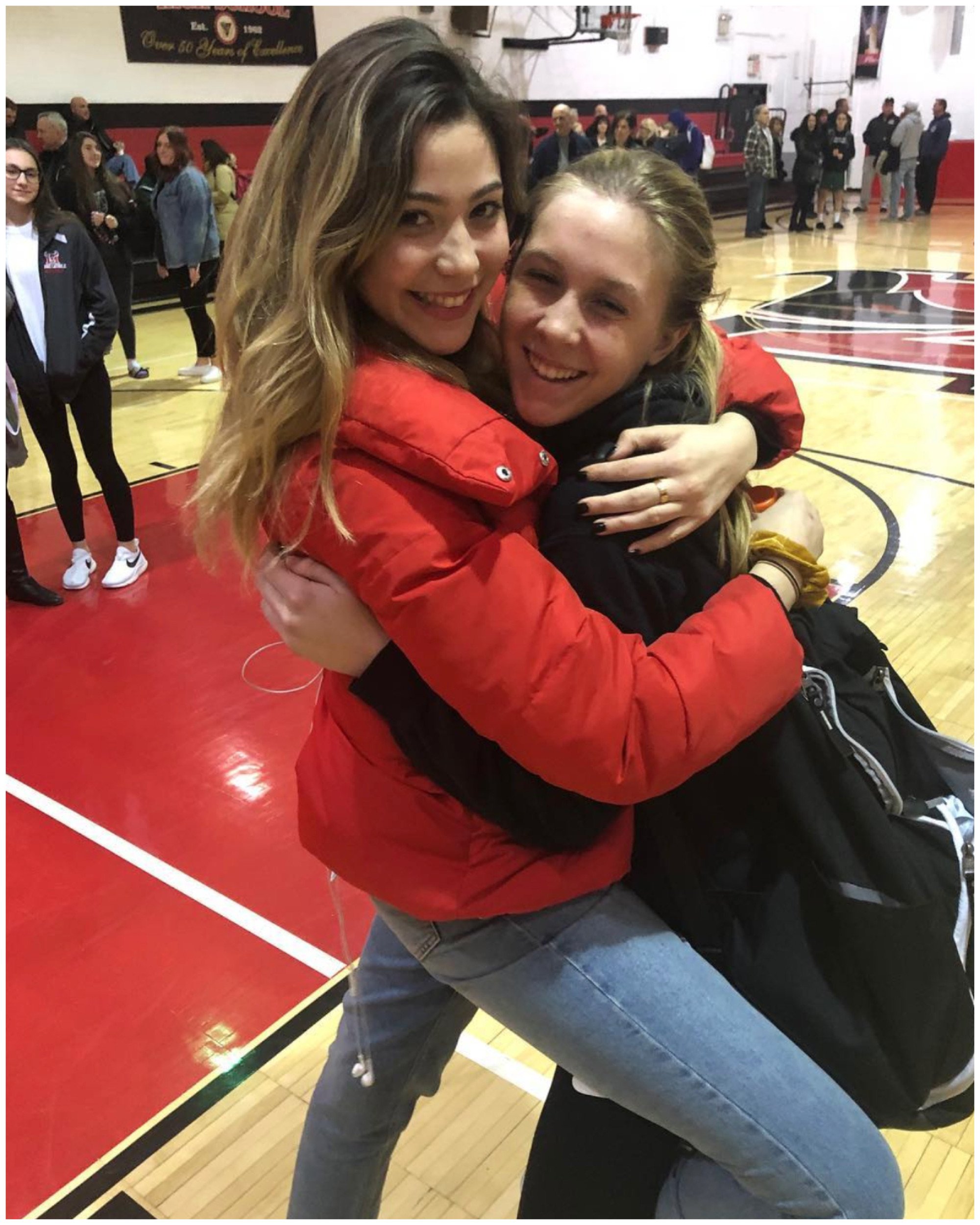 Casey Davidson was a star player on her school basketball team, just like her father was. Photo: @caseydavidson/Instagram