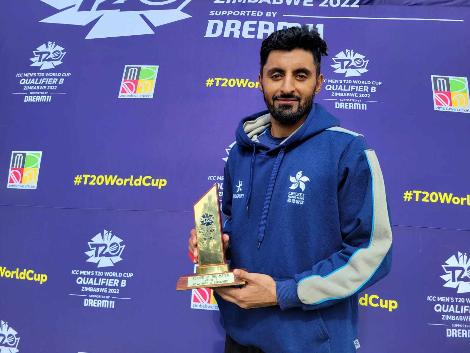 Nizakat Khan will captain the Hong Kong side for the Challenge League B tournament in Jersey in August. Photo: Cricket Hong Kong