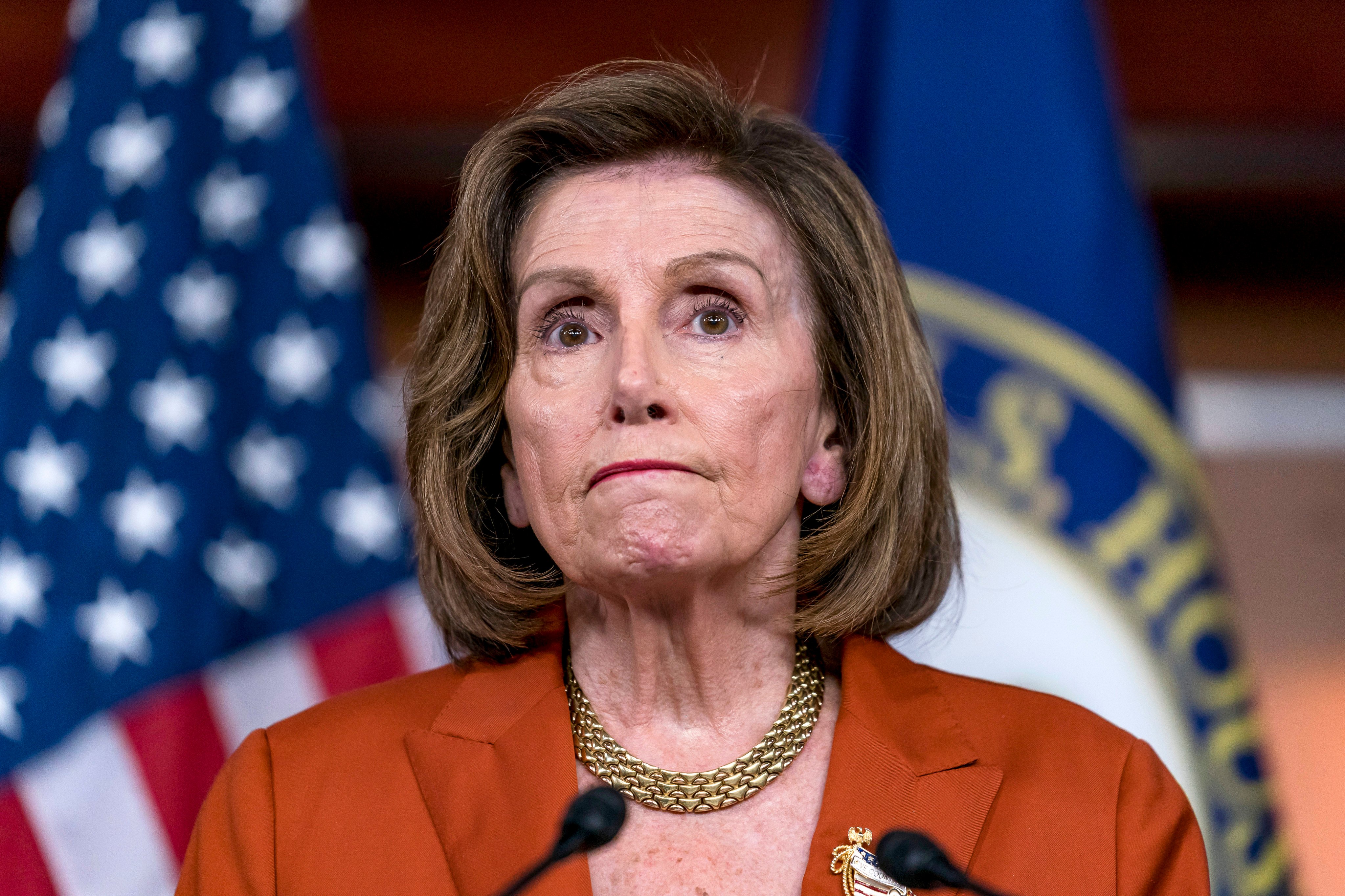 Speaker of the US House of Representatives Nancy Pelosi attends a news conference in Washington on June 24. Beijing has warned against Pelosi’s proposed visit to Taiwan, amid growing tensions. Photo: AP