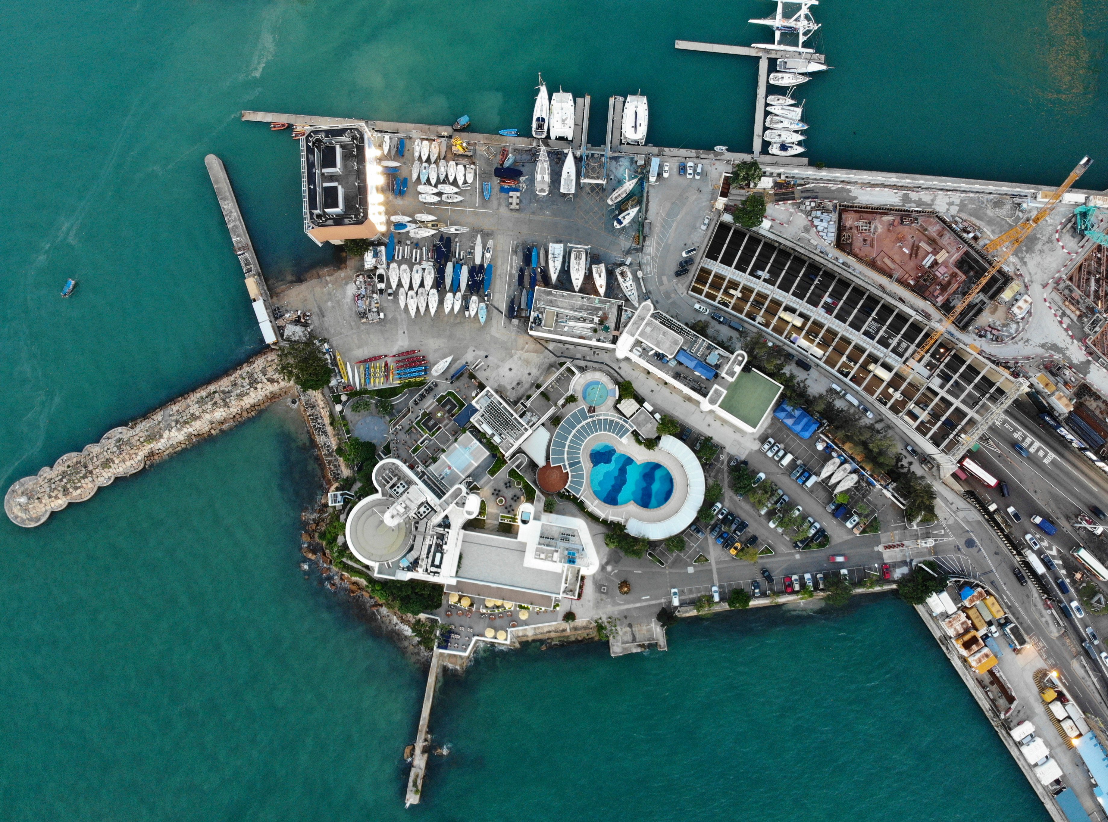 The Royal Hong Kong Yacht Club is headquartered on Kellett Island in Causeway Bay. Photo: Martin Chan