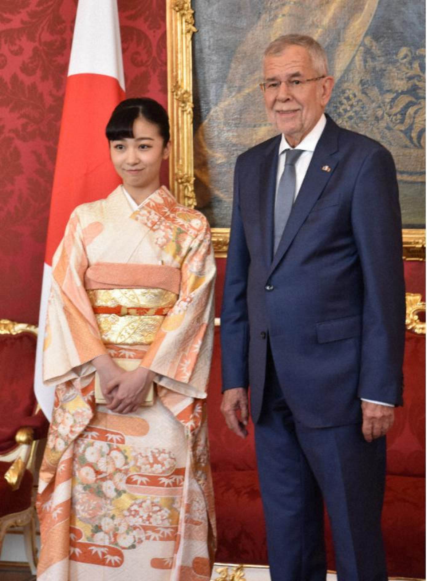 Princess Kako has met with world leaders on behalf of the Japanese royal family. Photo: @Mulboyne/Twitter