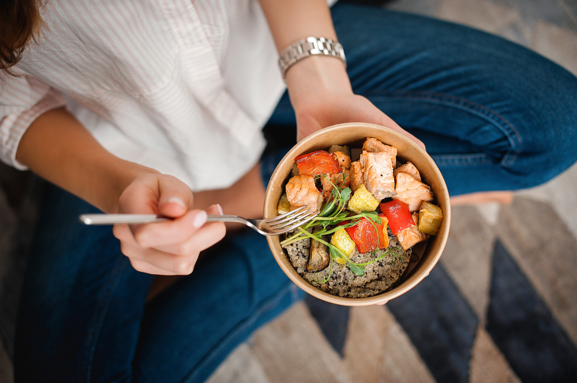 Maintaining a healthy weight and eating a balanced diet will help safeguard your liver. Photo: Shutterstock