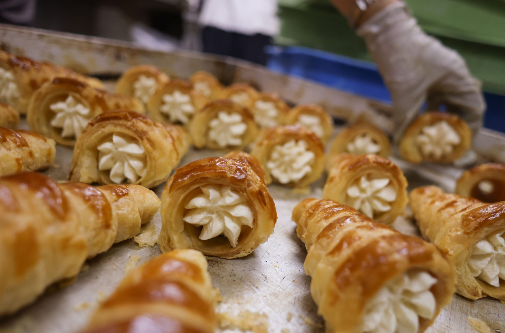 Happy Cake Shop is well-known for its cream puffs and sweet fritters. Photo: Dickson Lee