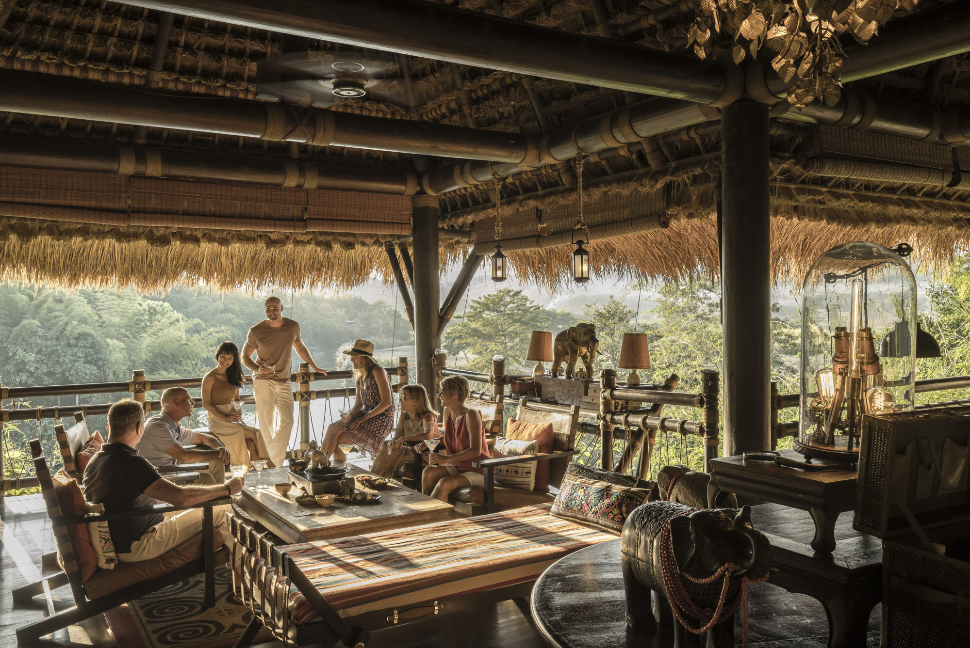Guests come to share in the unfamiliar and that includes up-close encounters with nature. Photo: Four Seasons Tented Camp Golden Triangle