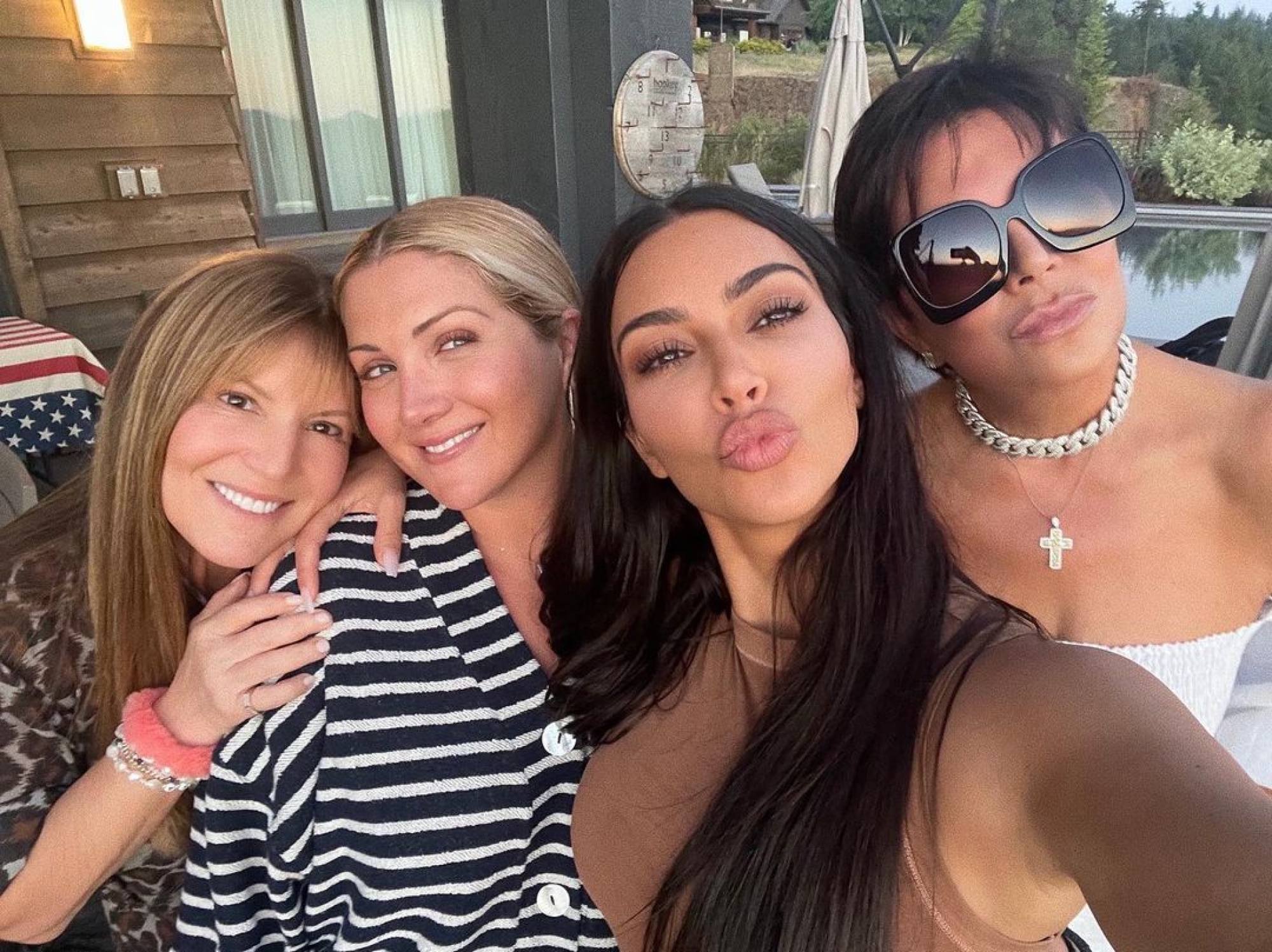 Kim Kardashian and Allison Statter go way back thanks to their mothers, Shelli Azoff and Kris Jenner. Photo: @kimkardashian/Instagram