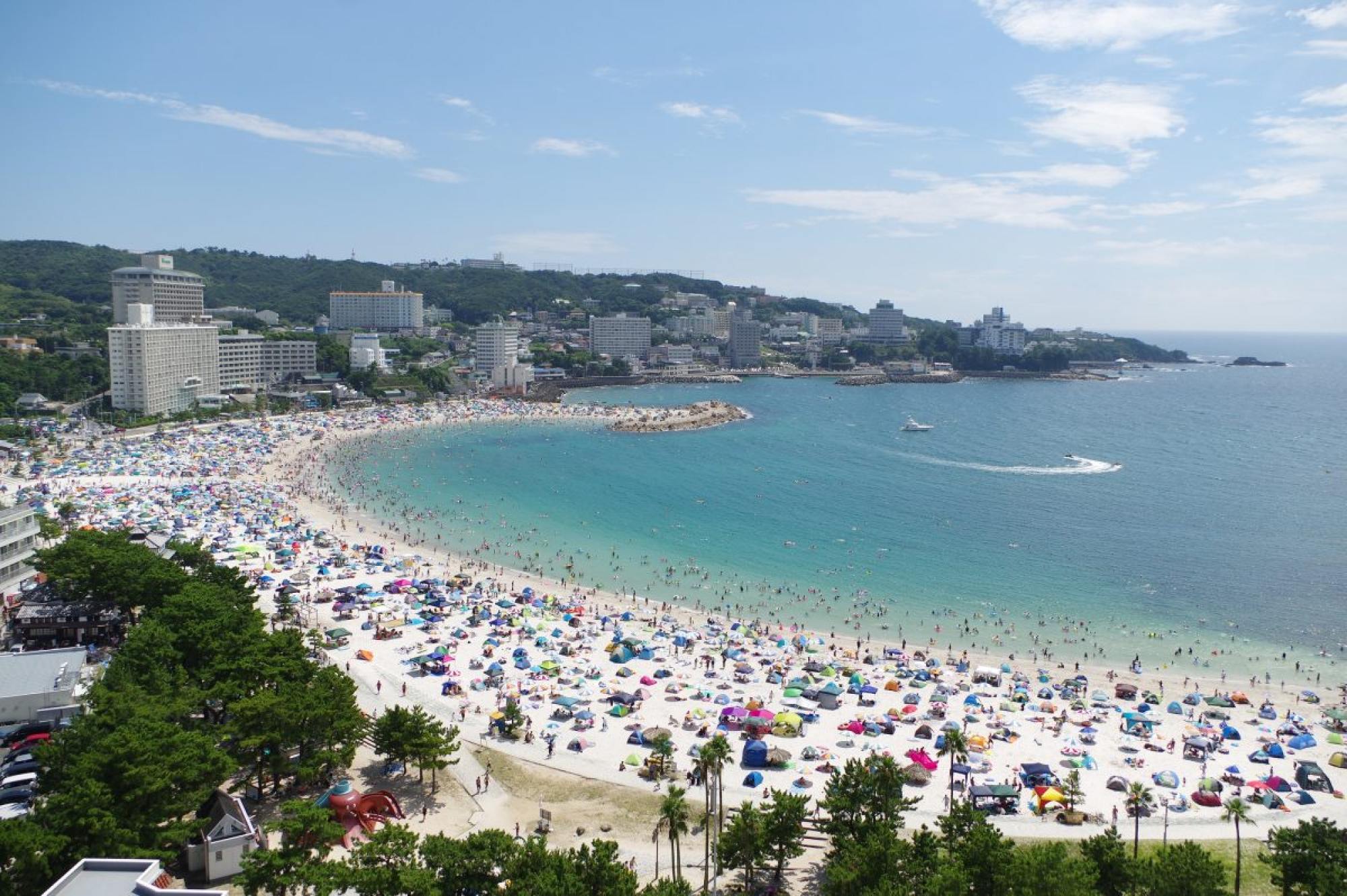 Shirahama, in Wakayama Prefecture, is among the destinations passengers may be sent to.