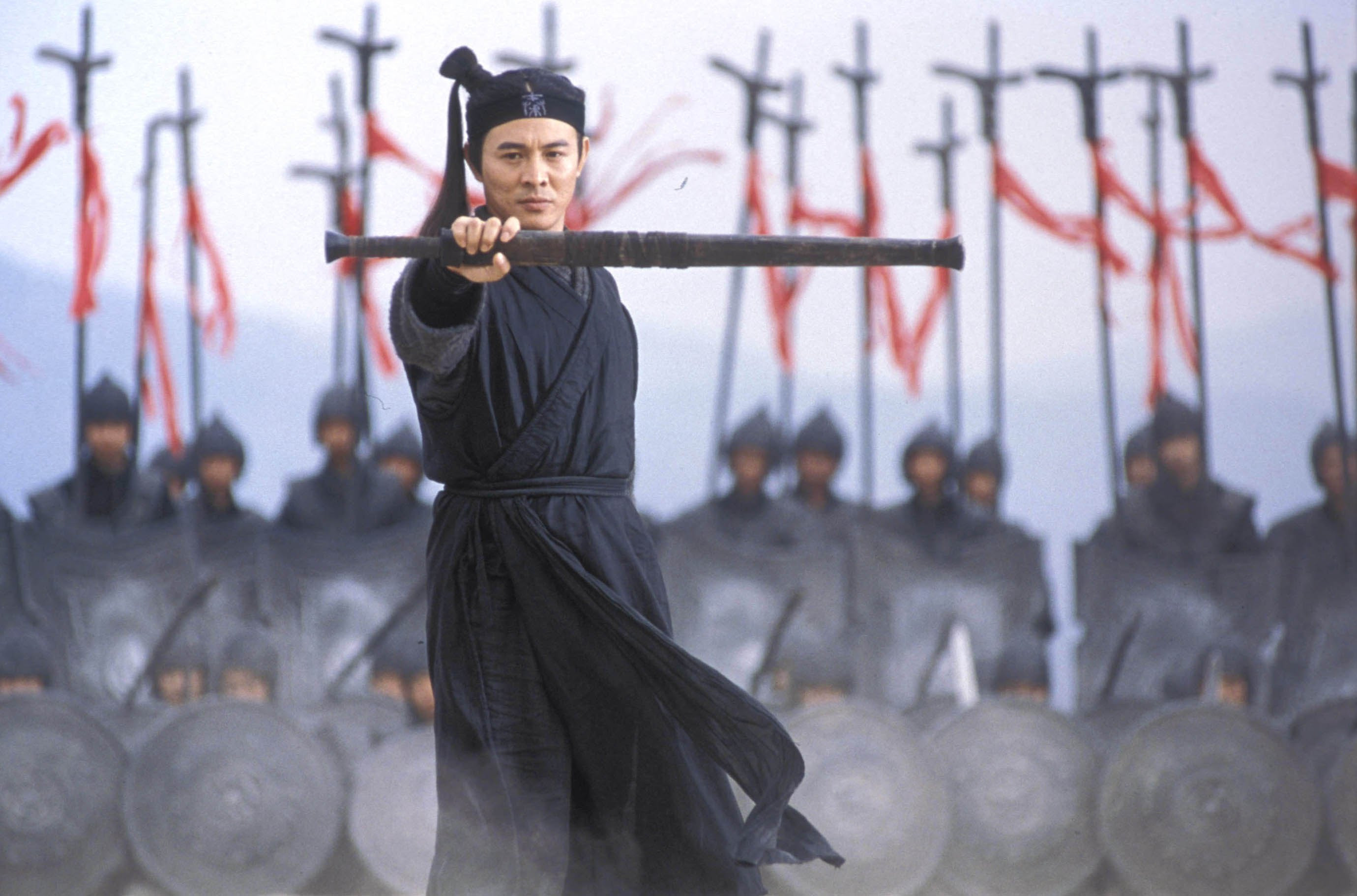 Jet Li in a still from the 2002 movie Hero. Men wearing their hair long was the cultural norm in China for centuries. Photo: Handout