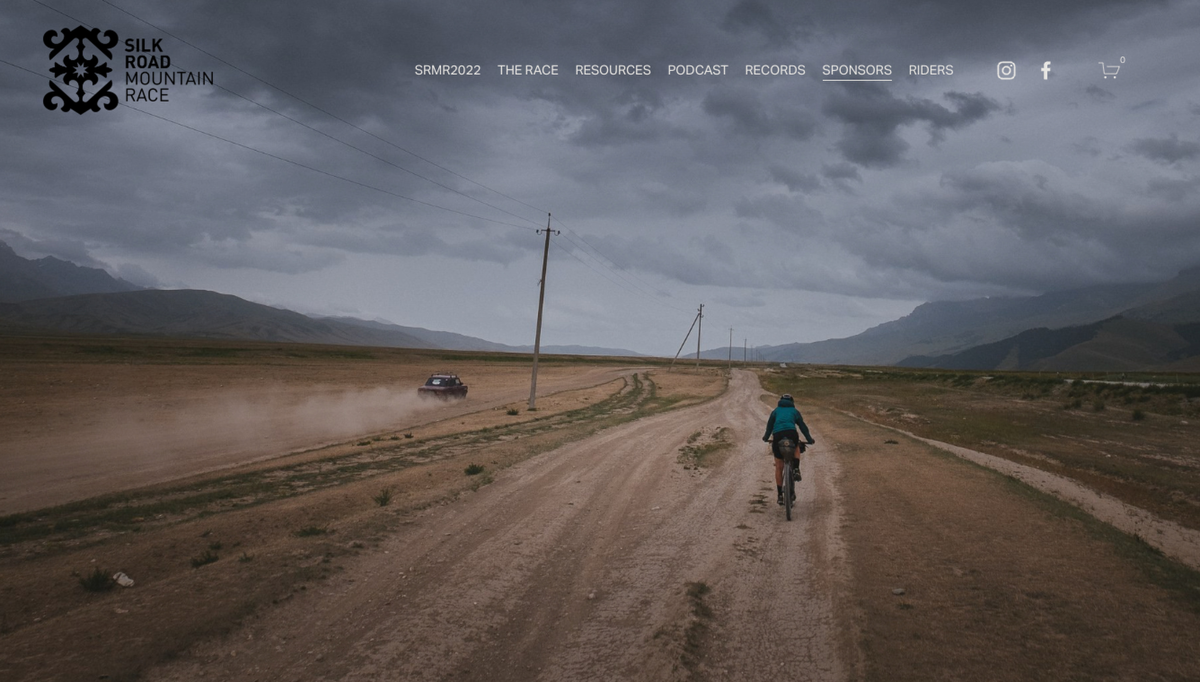 The Silk Road Mountain Race takes riders on a 1,900km journey. Photo:  SRMR
