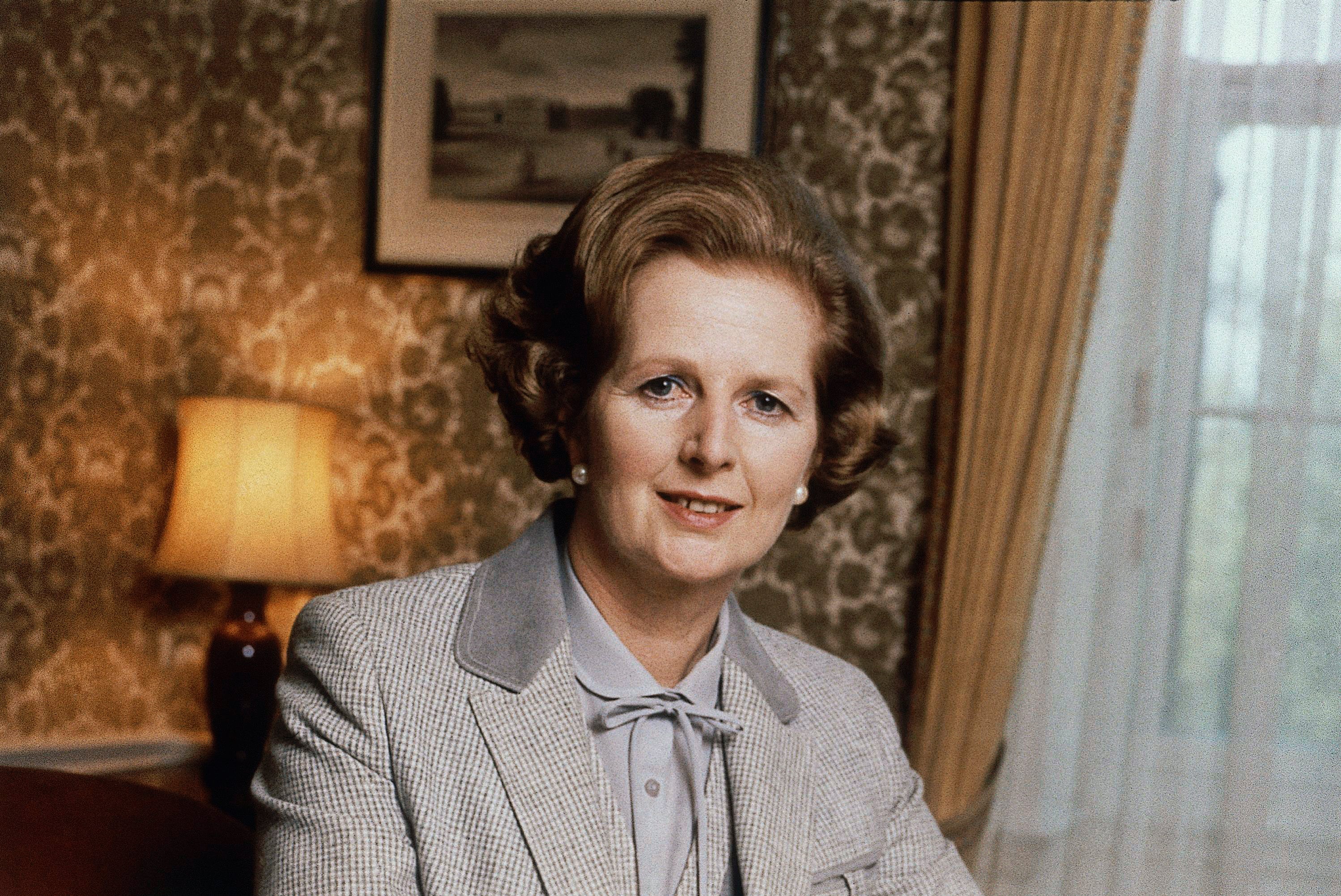 Margaret Thatcher in 1980. She led the Conservatives to three successive election victories. File photo: AP