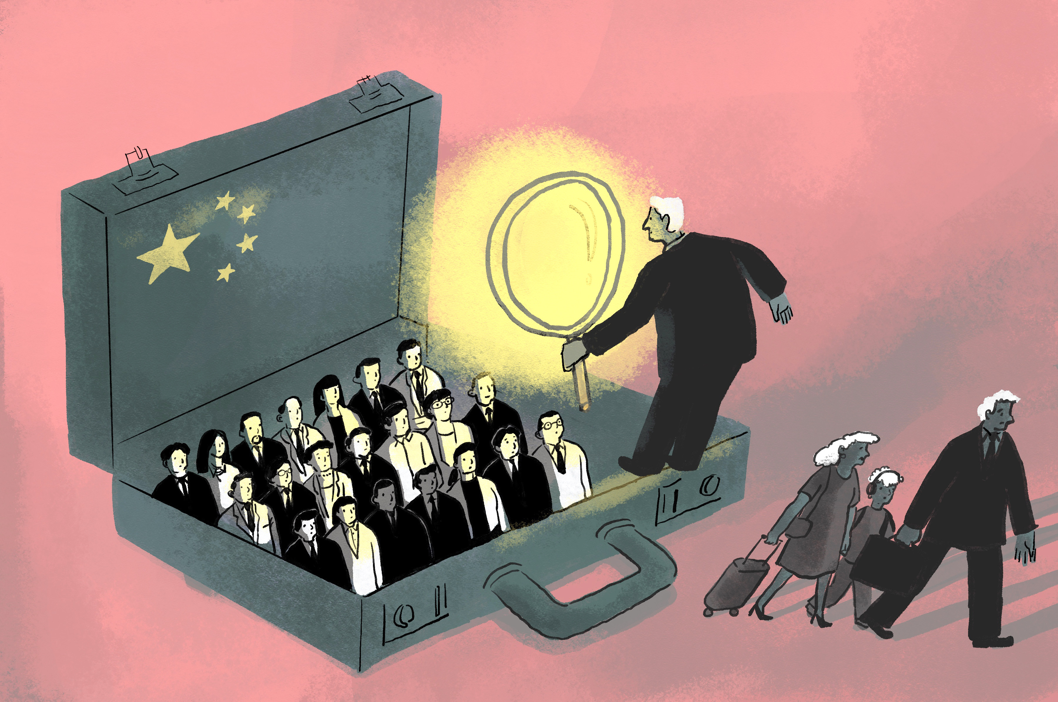 Foreign companies in China are looking to hire local talent as zero-Covid policies make it difficult to find and retain expat workers. Illustration: Brian Wang