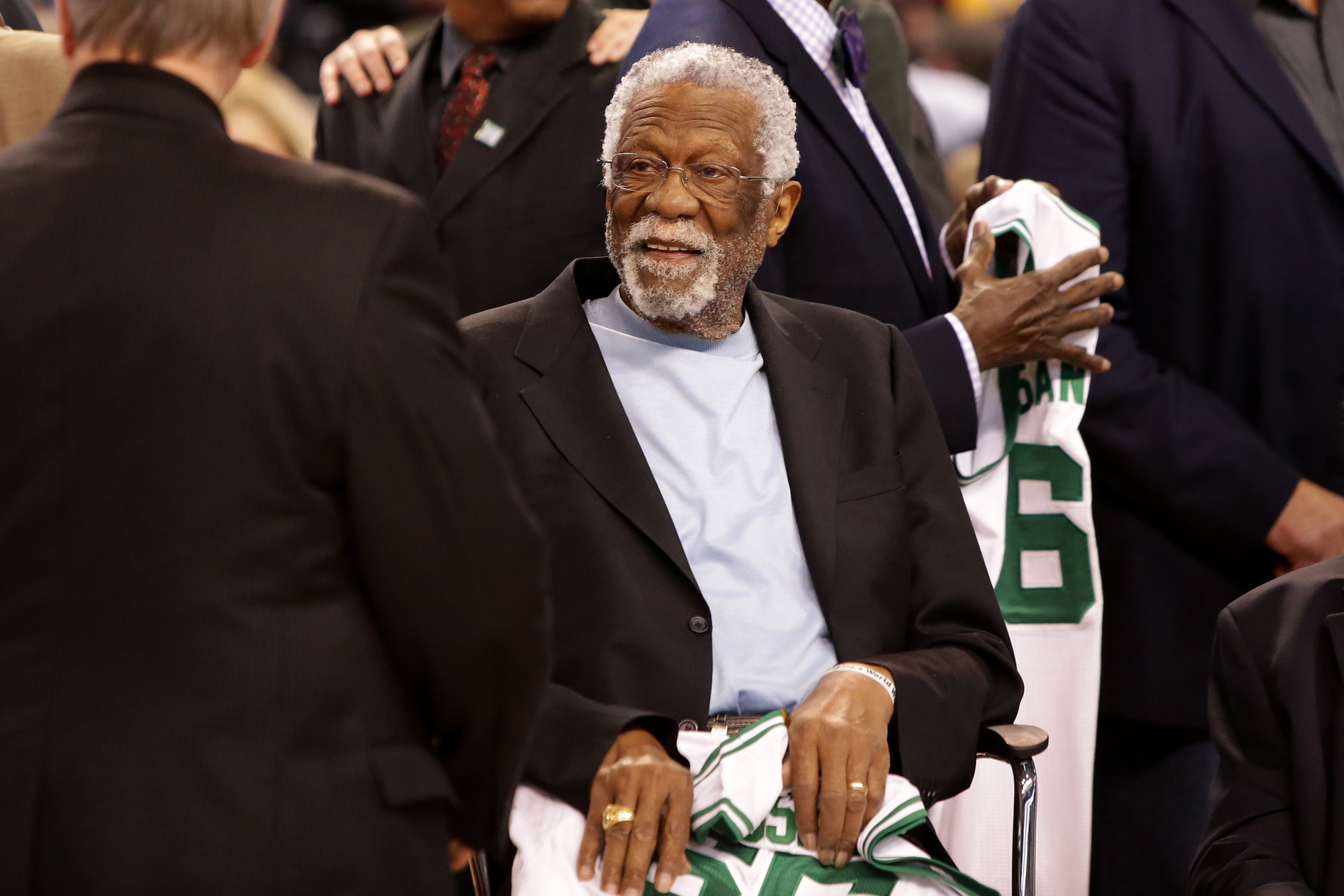 Member of the Boston Celtics’ 1966 Championship team Bill Russell in 2016. Photo: Getty Images / TNS