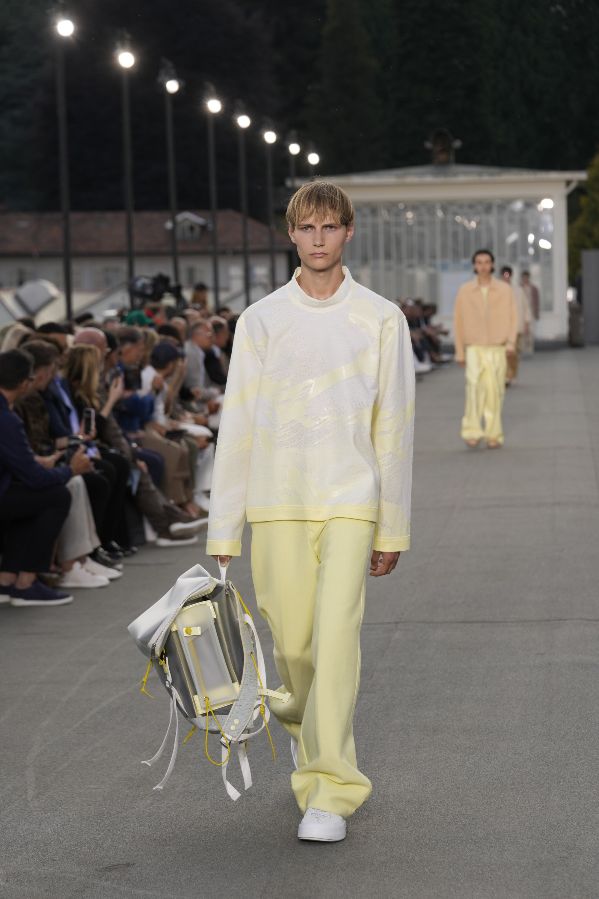 A look from the Zegna men’s spring/summer 2023 collection presented on June 20. Photo: AP