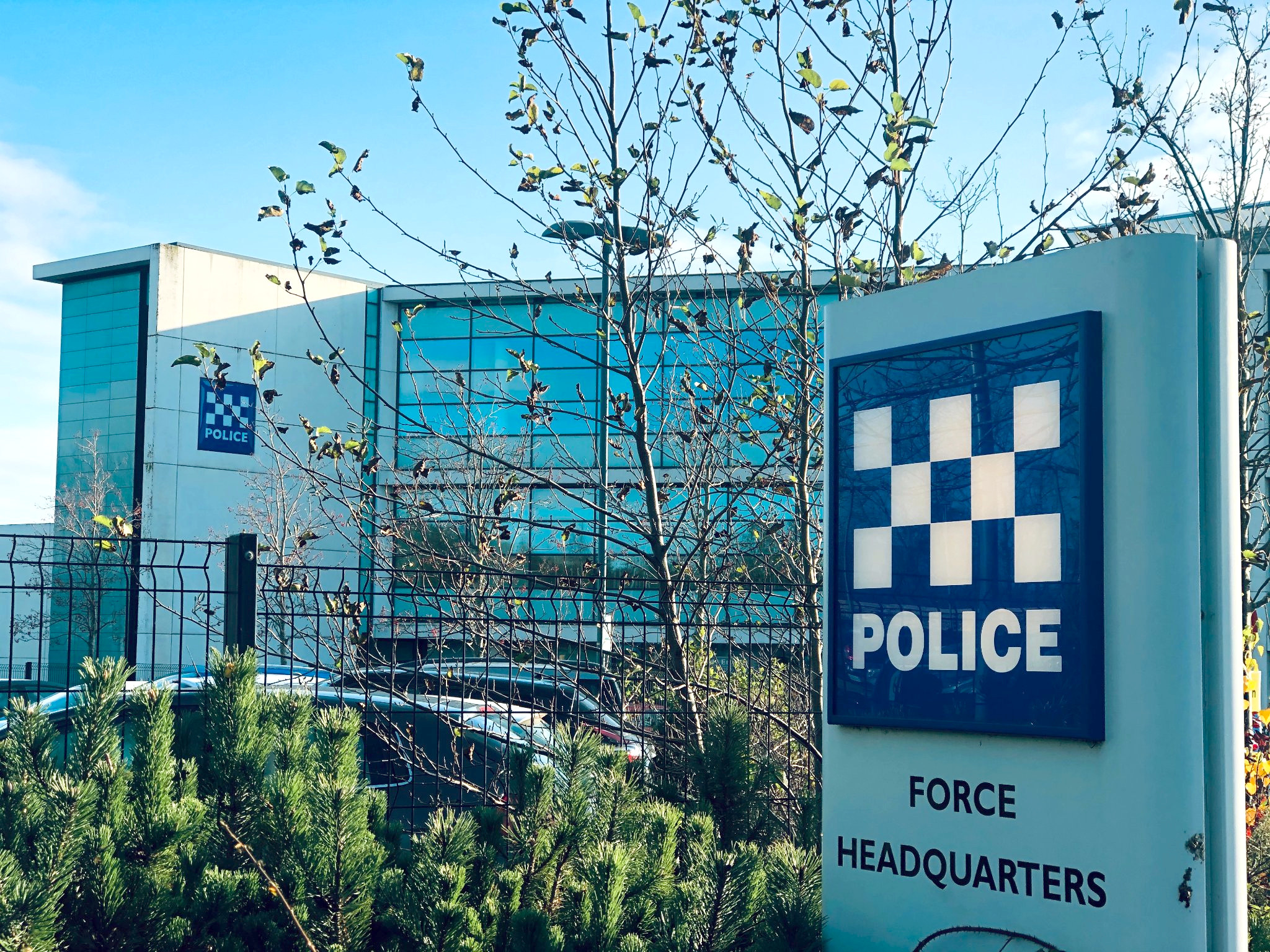 Northumbria Police headquarters in Newcastle, England. Photo: Handout