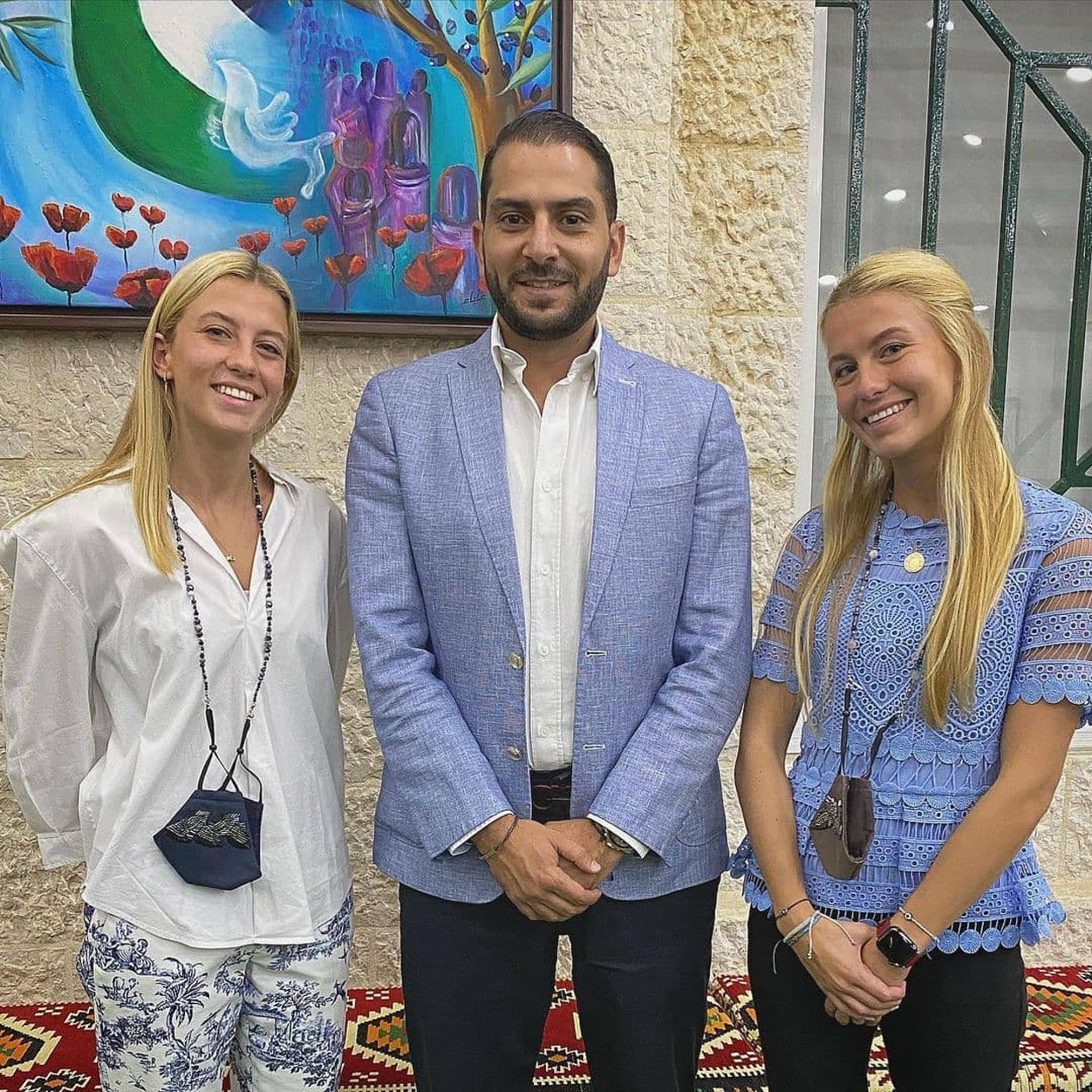 Prince Omar with sisters Sara and Aisha. Photo: @jordansroyalfamily/Instagram
