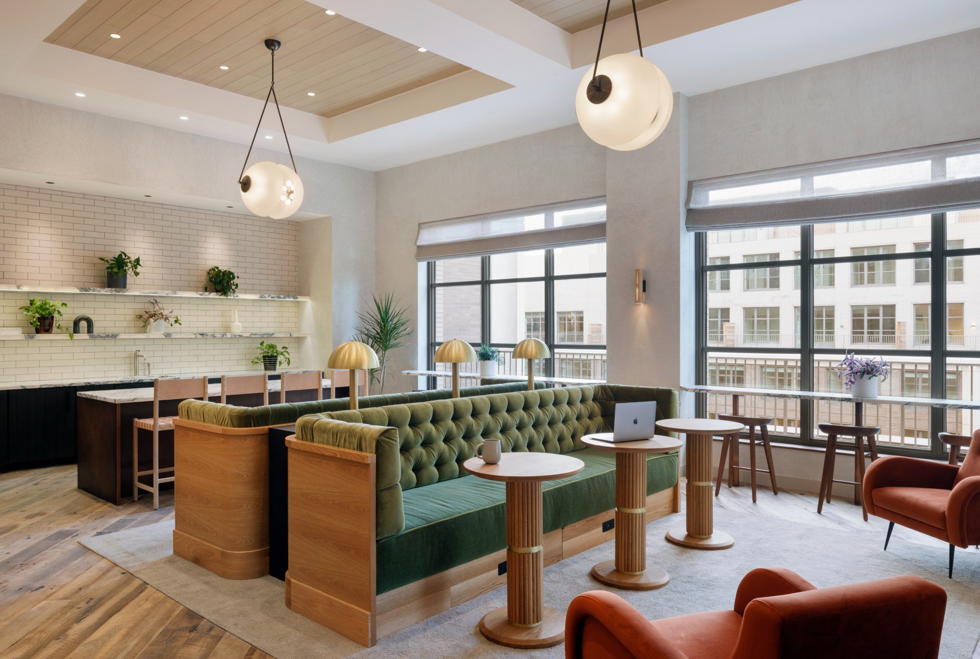 Front & York’s coffee lounge. Photo: Colin Miller