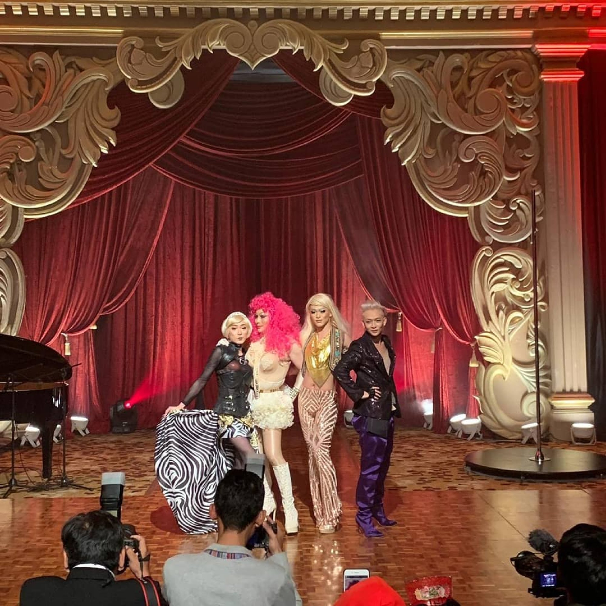 Indonesian socialite Patty Kaunang quite rightly made herself the star of the show at her 60th birthday party. Photo: @lionnel_lim/Instagram