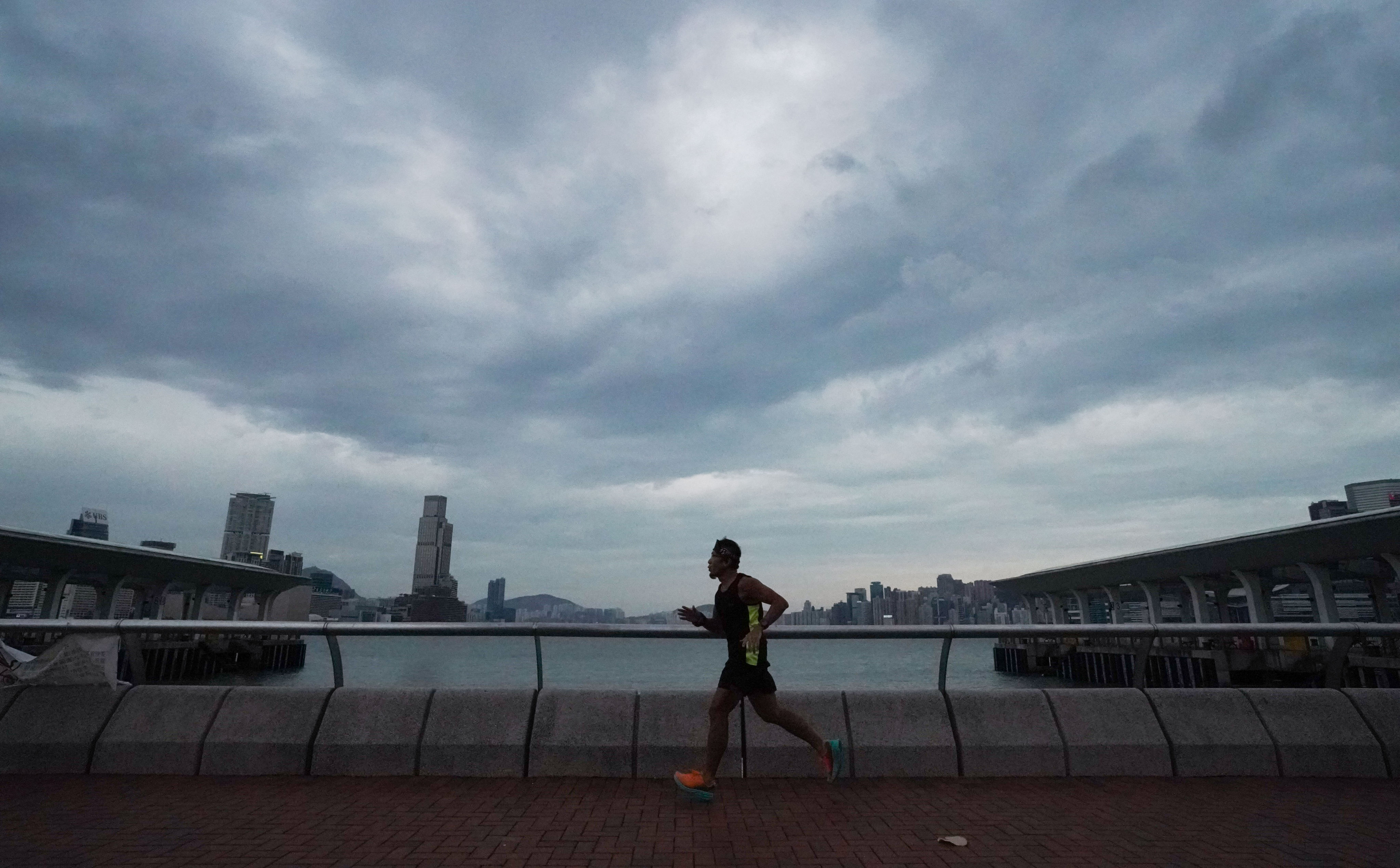 The wet weather comes after weeks of sweltering conditions in Hong Kong. Photo: Felix Wong