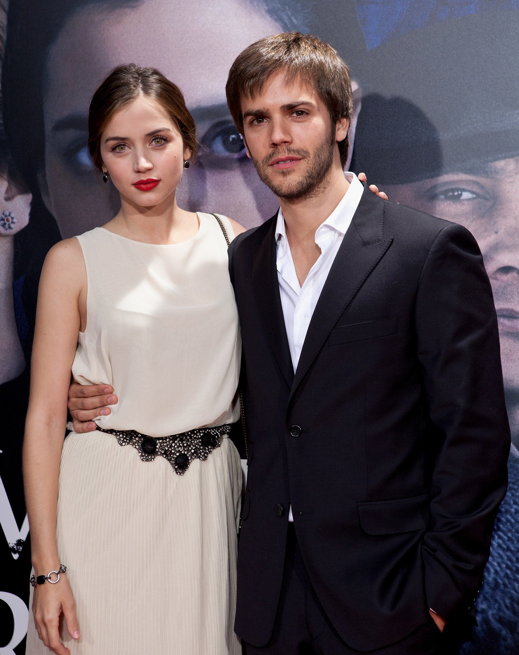 Spanish actress Ana de Armas and husband Marc Clotet arrive at the, WireImage