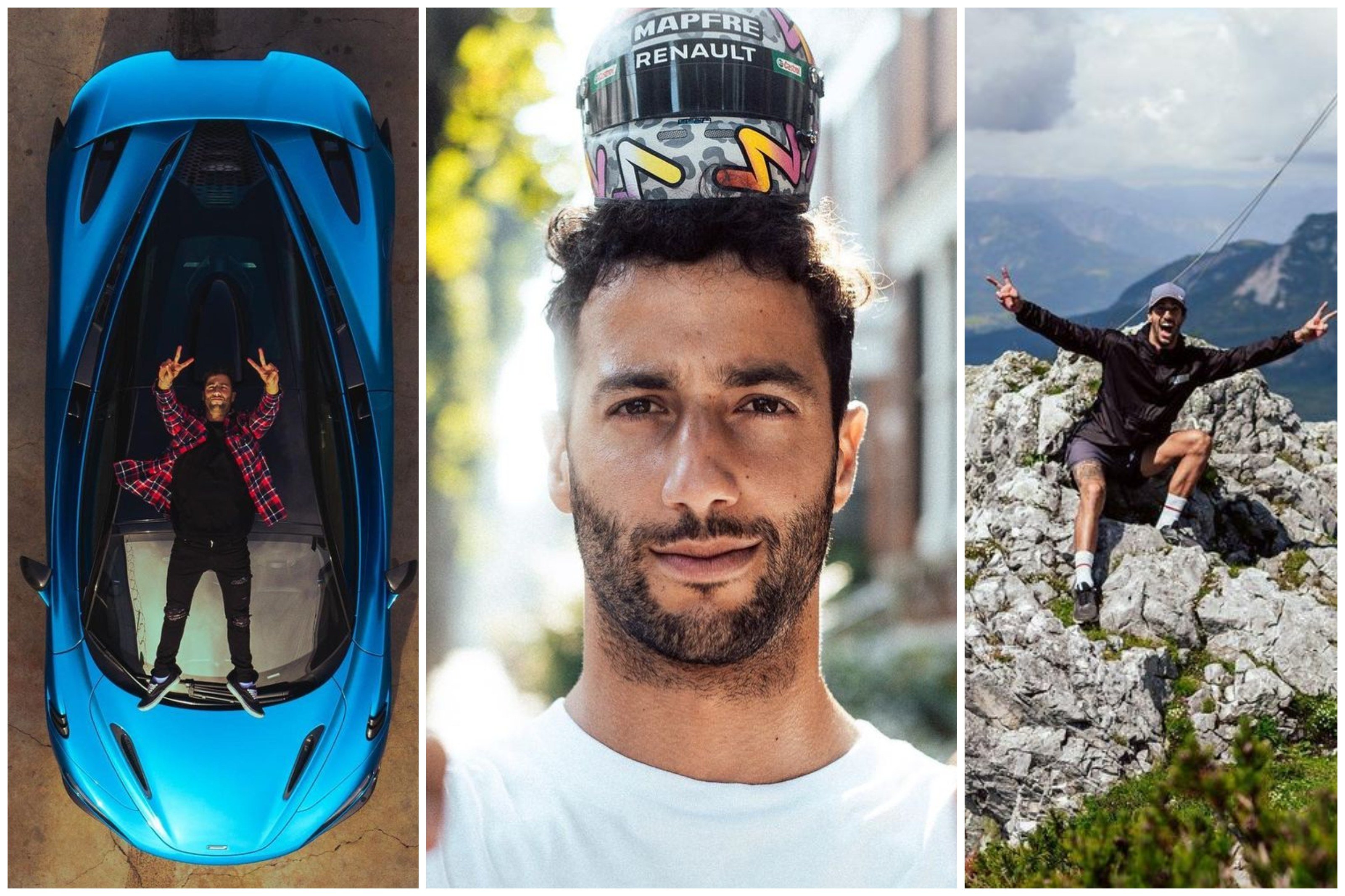 Australian F1 superstar Daniel Ricciardo earns and spends millions – mostly on cars and clothes! Photos: @danielricciardo/Instagram