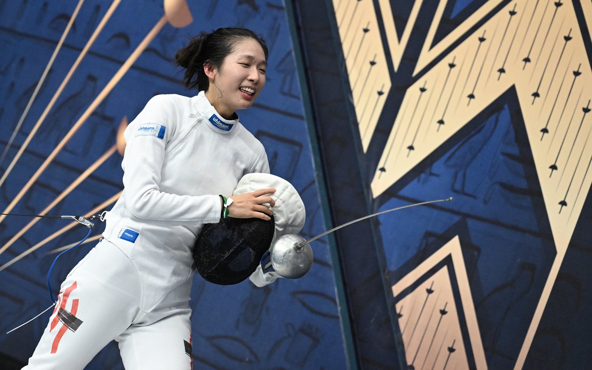 Fencing World Cup Fujairah: South Korea's Sera Song strikes back at Hong  Kong's Vivian Kong with sudden-death épée win