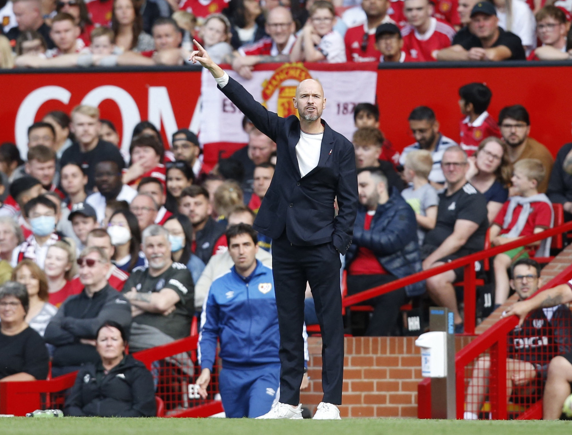 Manchester United manager Erik ten Hag. Photo: Reuters