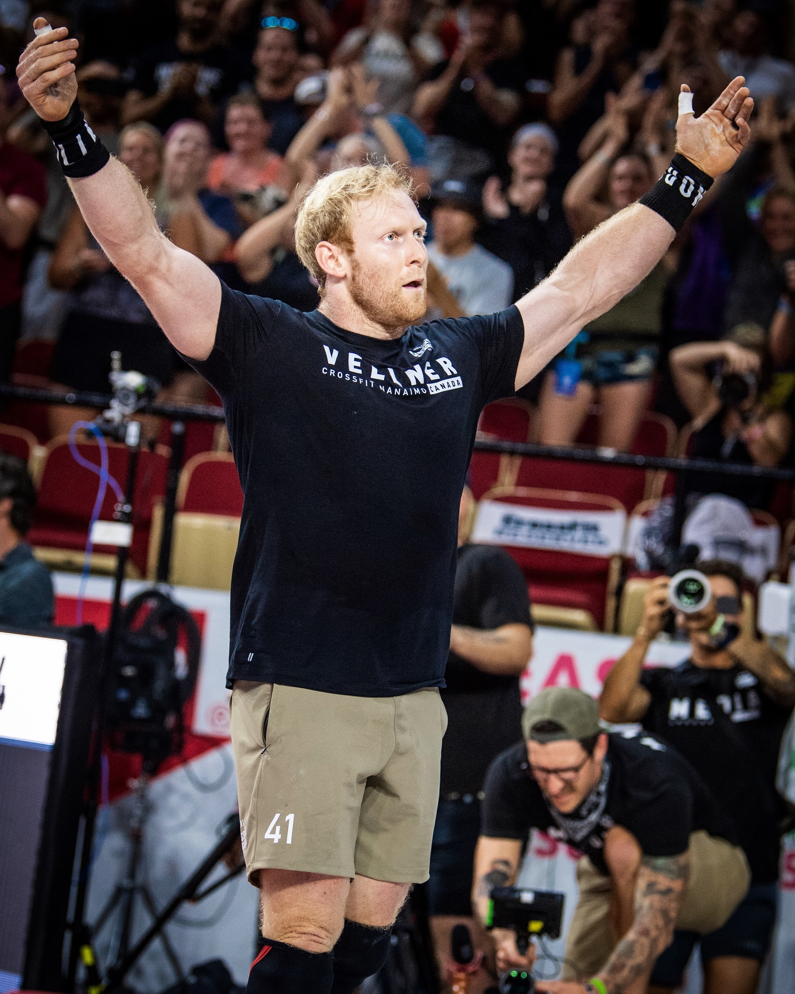Patrick Vellner wins the final event of the day. Photo: CrossFit Games