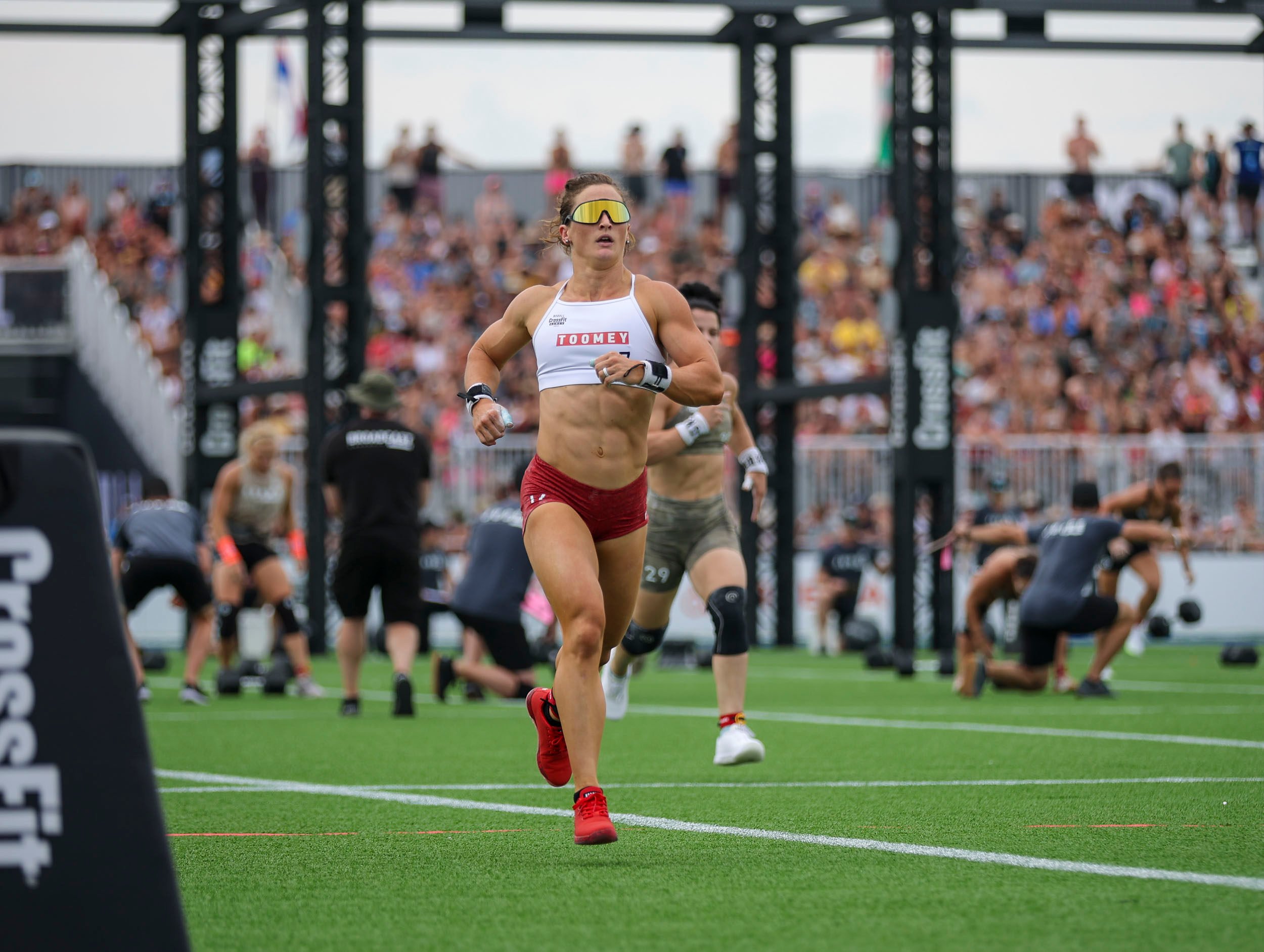 Tia-Clair Toomey leads going into the final day of the CrossFit Games. Photo: CrossFit Games