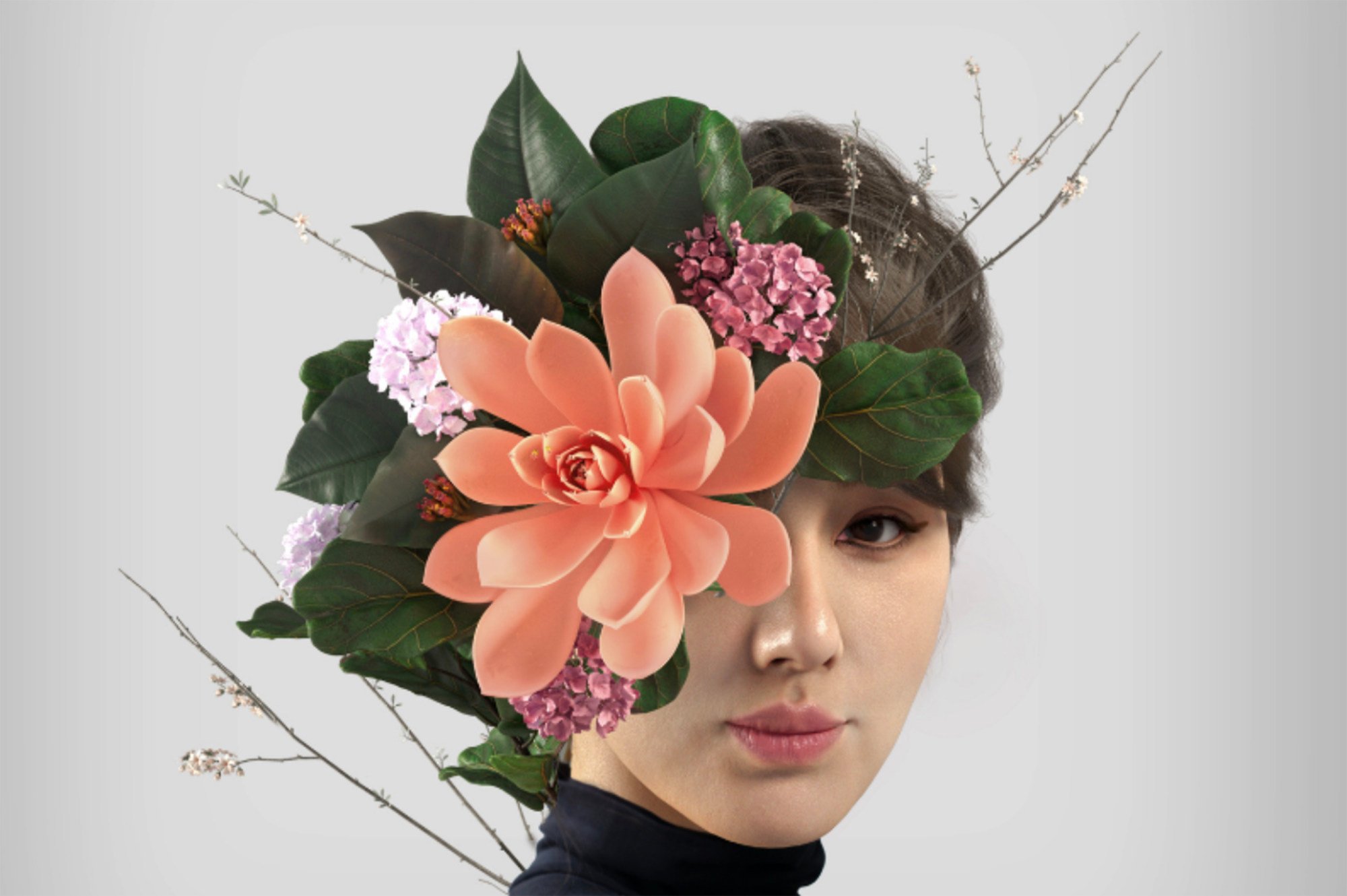 A virtual human called MonoC was designed by Hong Kong company Gusto Collective. Photo: Handout