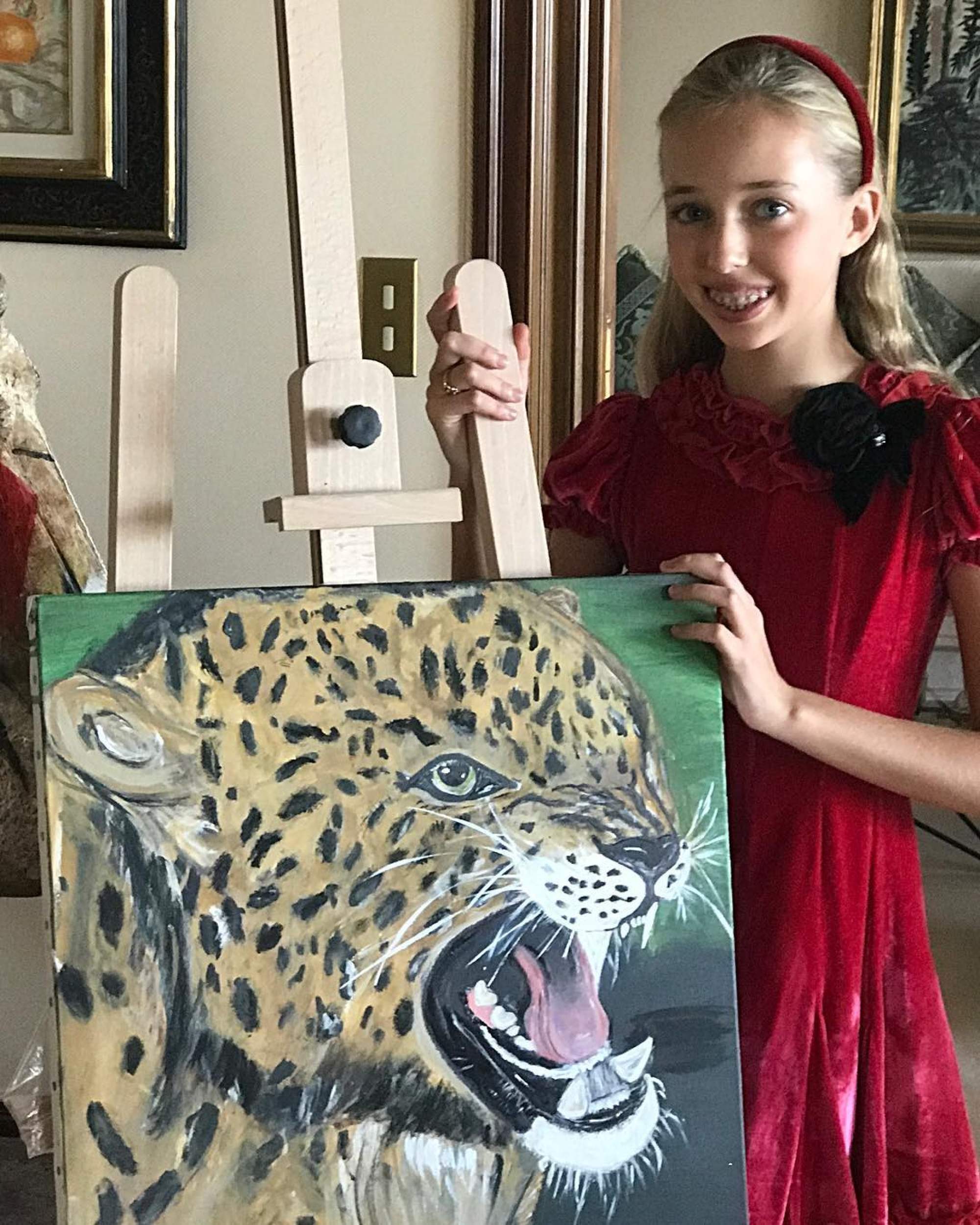Princess Maria Chiara of Bourbon has expressed a keen interest in the arts, especially painting. @chiaradebourbon/Instagram