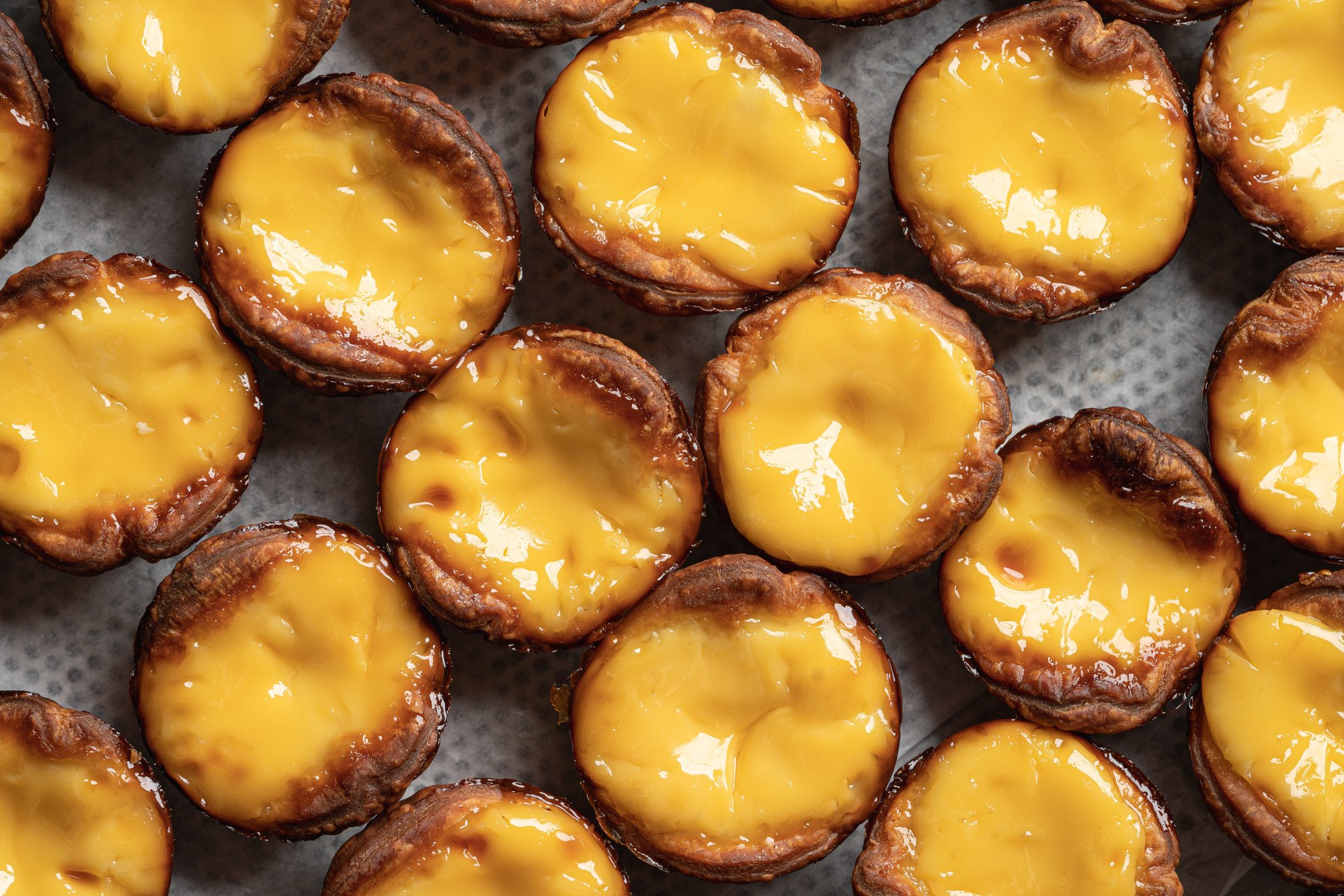 Sourdough egg tarts at Bakehouse. Photo: Bakehouse